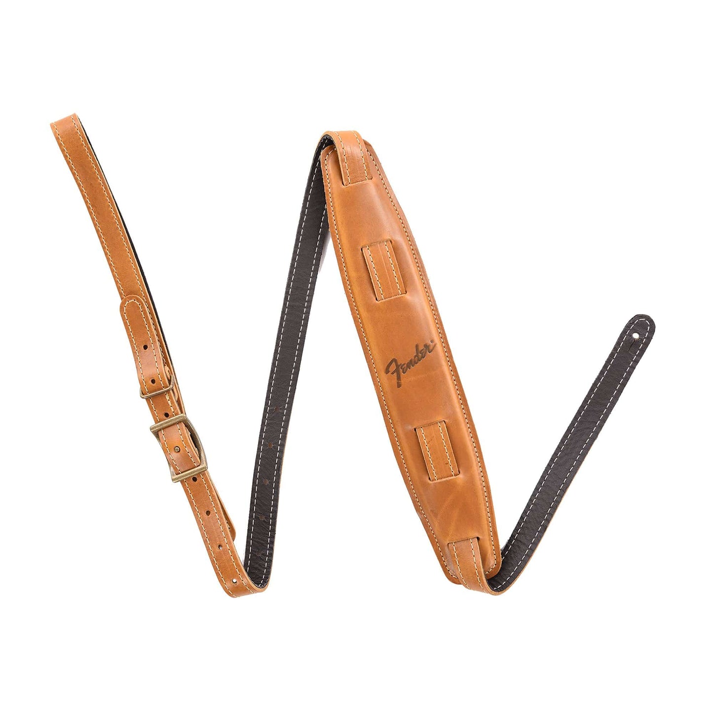 Fender Mustang Saddle Strap Butterscotch Long Accessories / Straps