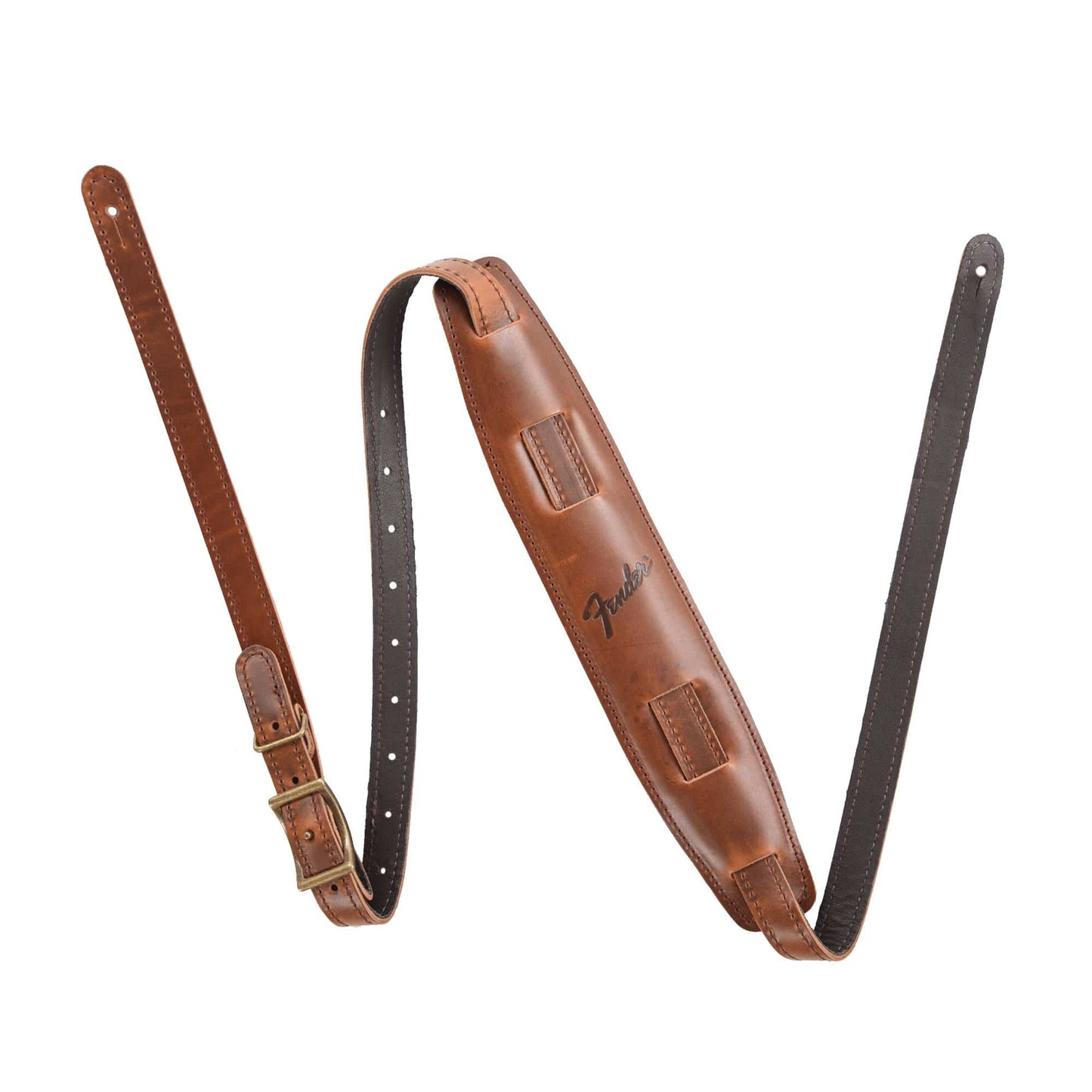 Fender Mustang Saddle Strap Cognac Accessories / Straps