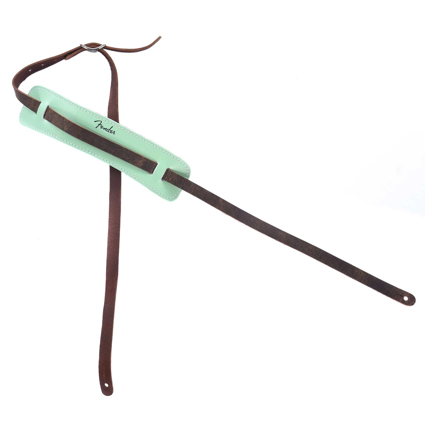 Fender Original Leather Strap Surf Green Accessories / Straps
