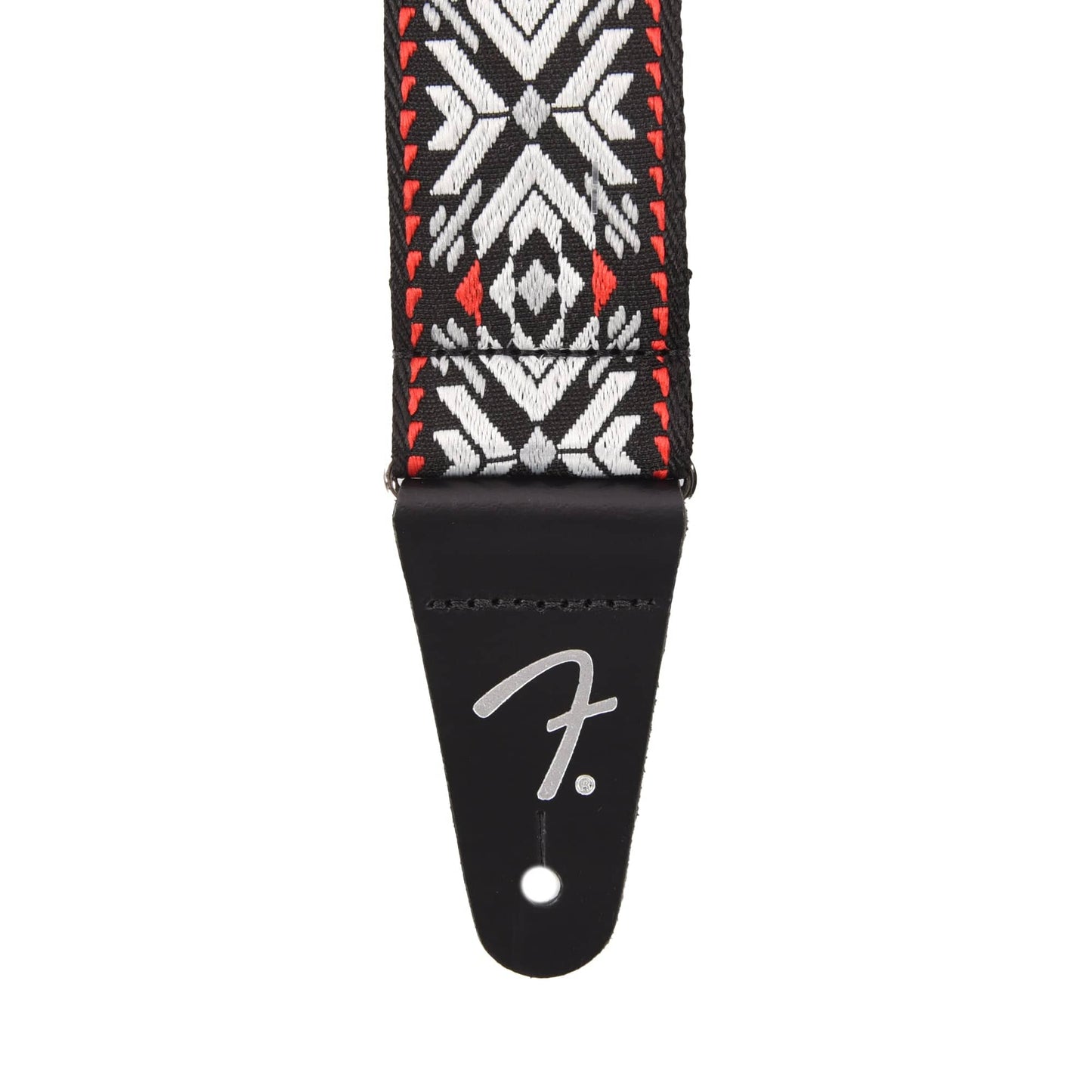 Fender Pasadena Woven Strap Red Snowflake 2" Accessories / Straps