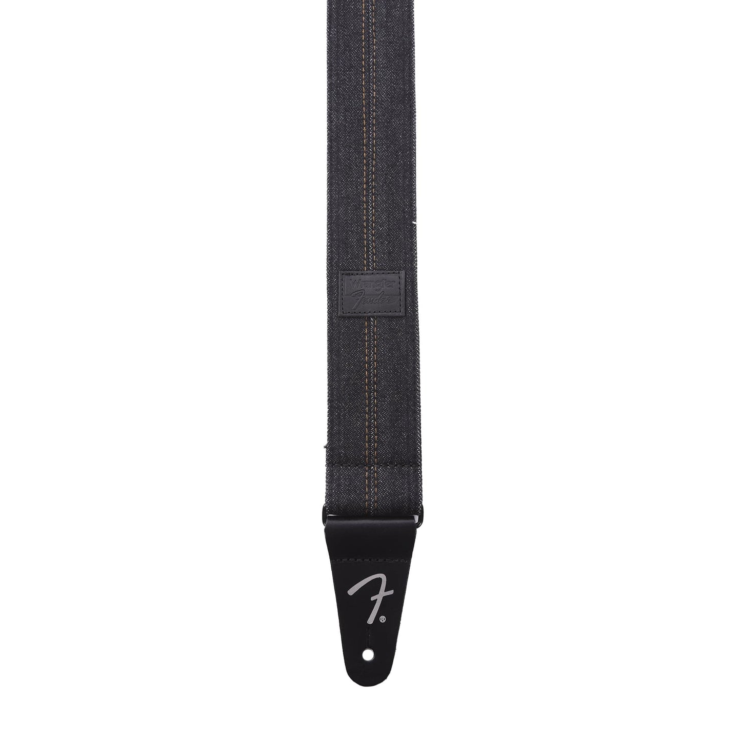 Fender x Wrangler Denim Strap Washed Black Stitch Accessories / Straps