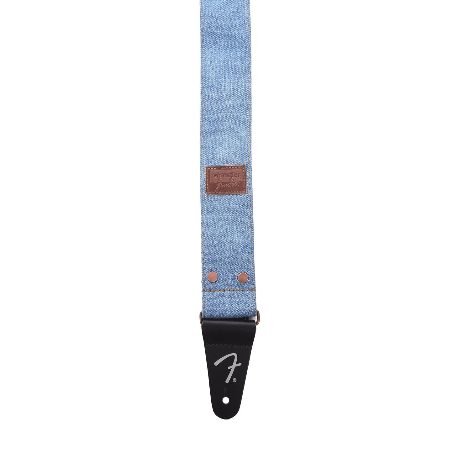 Fender x Wrangler Riveted Denim Strap Light Indigo Accessories / Straps
