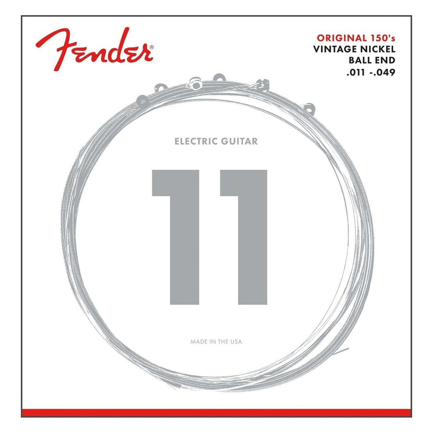 Fender 150M Pure Nickel 11-49 (3 Pack Bundle) Accessories / Strings / Guitar Strings