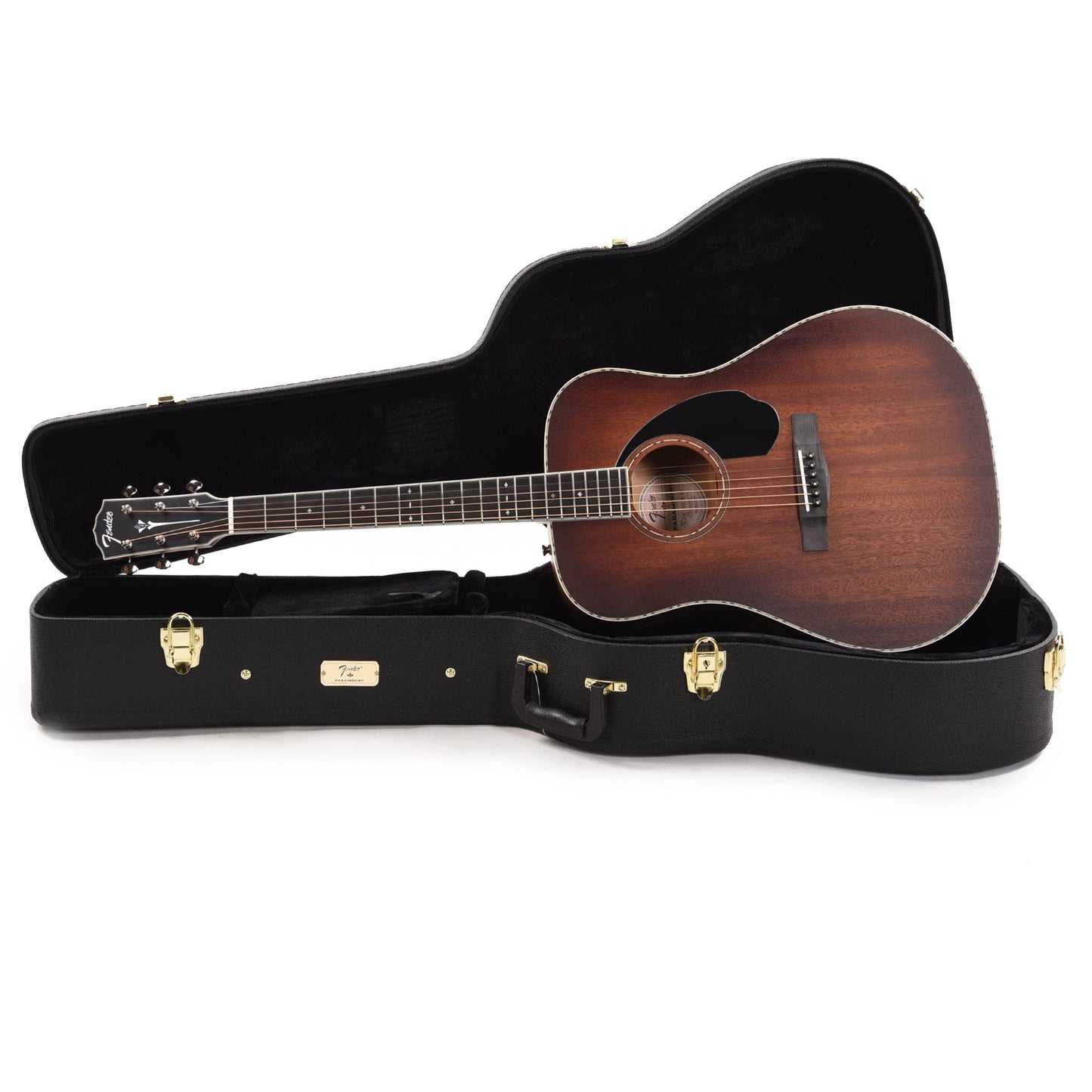 Fender Paramount PD-220E Dreadnought Aged Cognac Burst Acoustic Guitars / Dreadnought