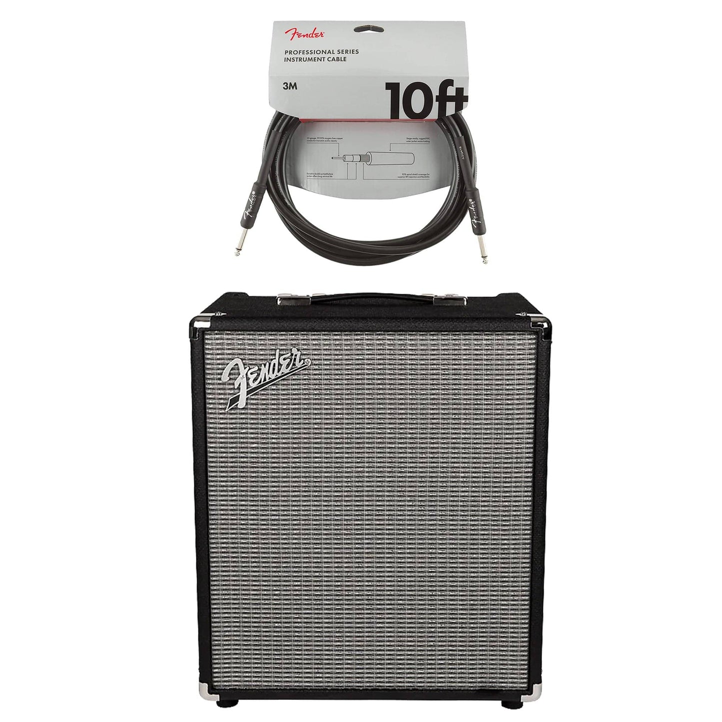 Fender Rumble 100 Cable Bundle Amps / Bass Combos