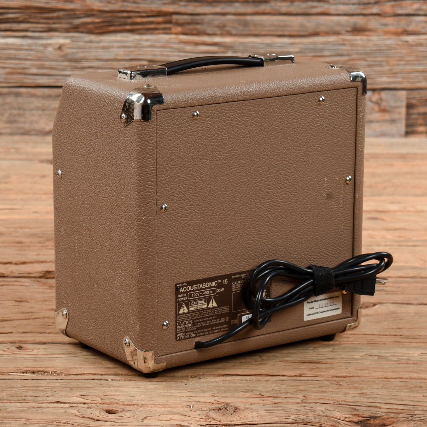 Fender Acoustasonic 15 2-Channel 15-Watt 1x6" Acoustic Guitar Amp Amps / Guitar Amps / Acoustic Guitar Amps