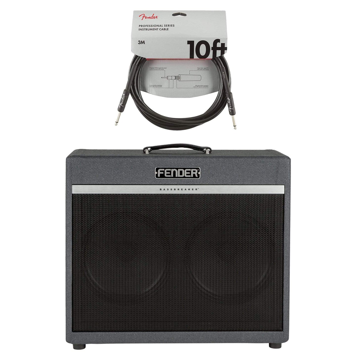 Fender Bassbreaker 212 Cabinet Cable Bundle Amps / Guitar Cabinets