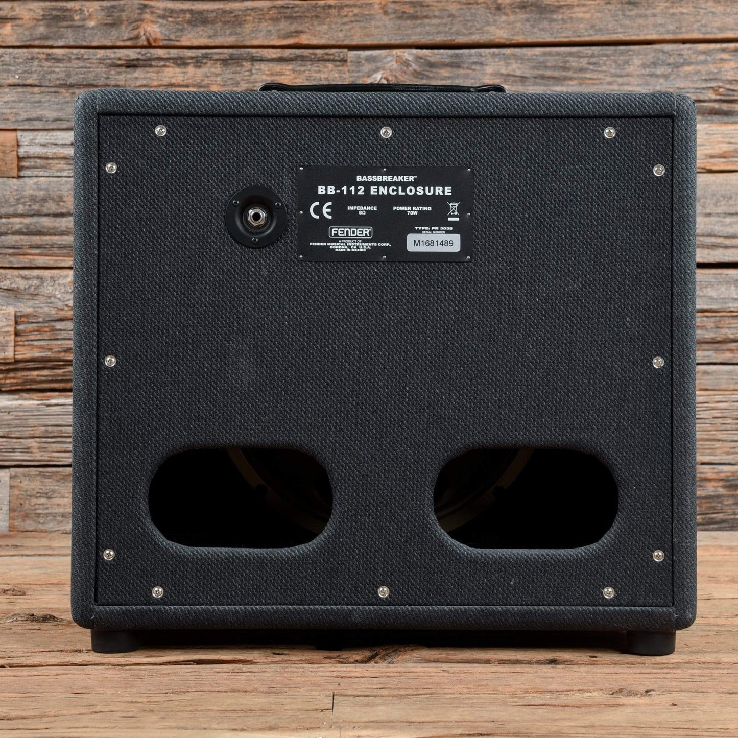 Fender Bassbreaker BB-112 Enclosure 1x12 Cabinet 2016 Amps / Guitar Cabinets