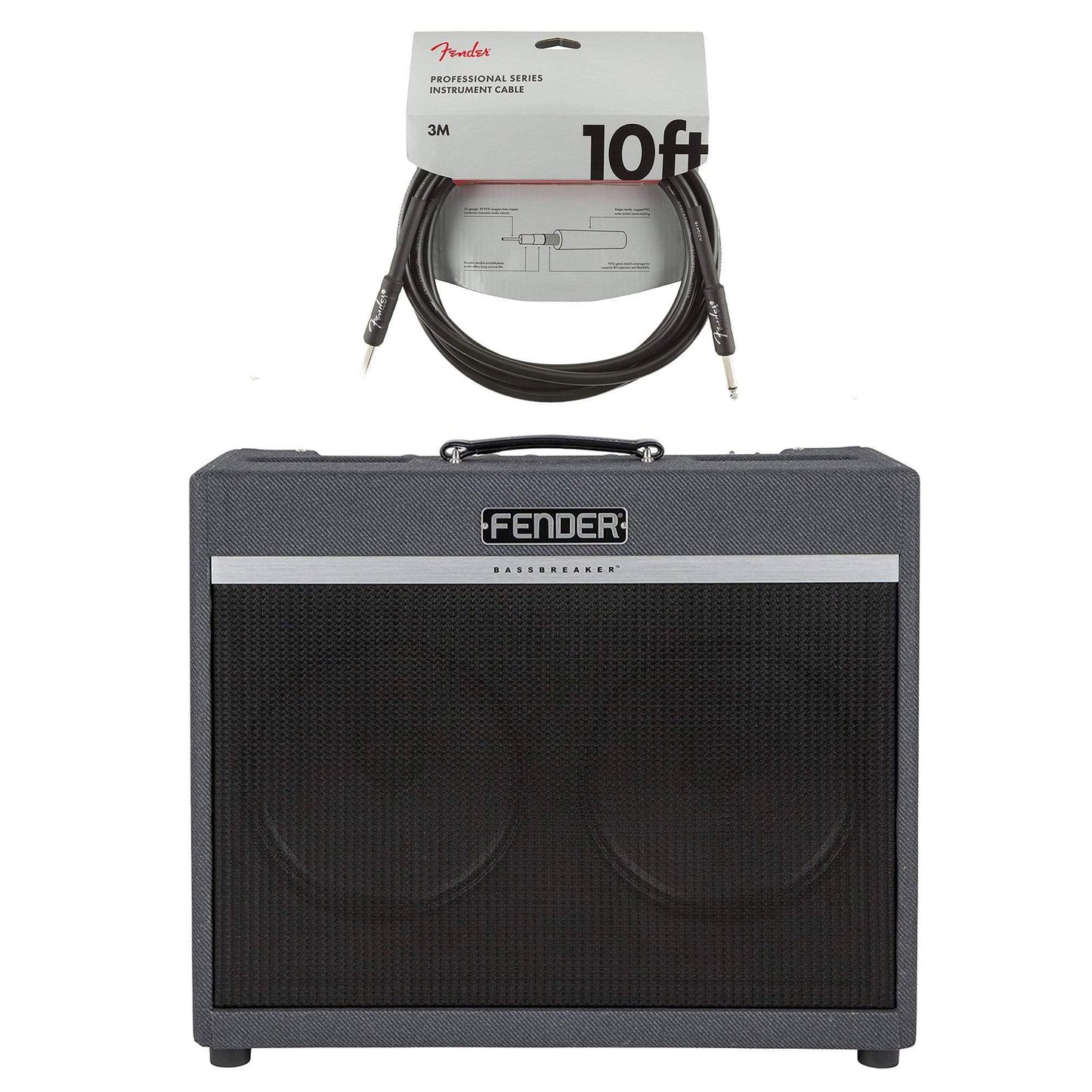 Fender Bassbreaker 18/30 2x12 Combo Cable Bundle Amps / Guitar Combos