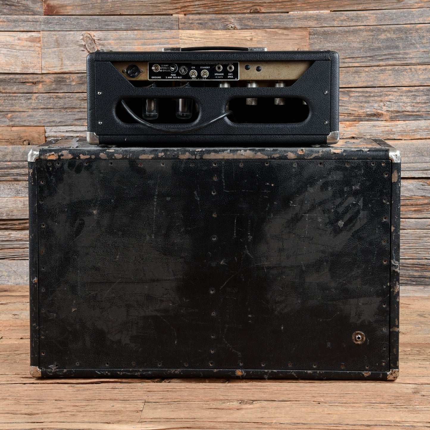 Fender Bassman-Amp Piggyback 1965 Amps / Guitar Combos
