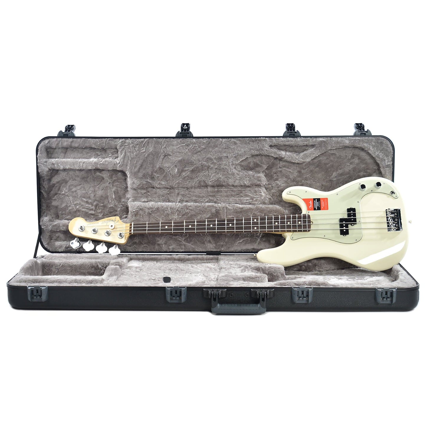 Fender American Pro Precision Bass RW Olympic White USED Bass Guitars / 4-String