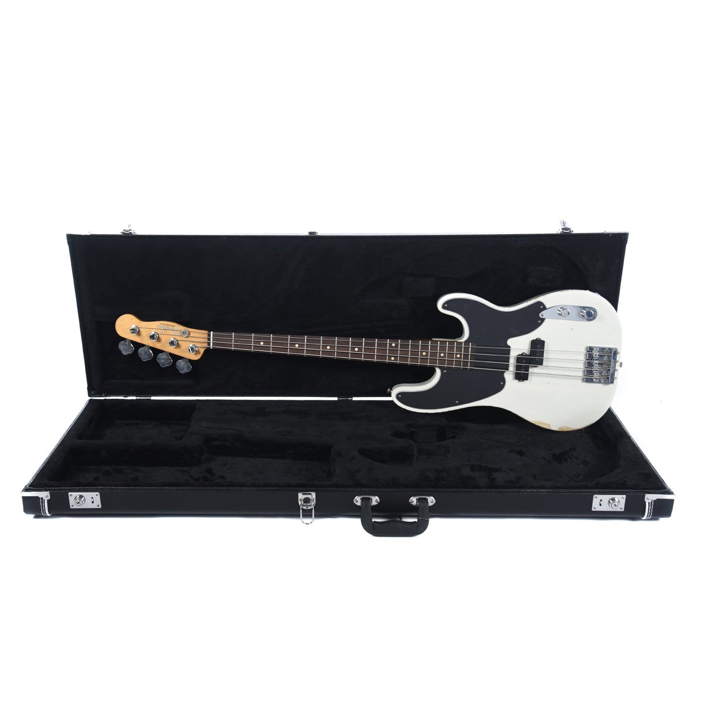 Fender Artist Mike Dirnt Road Worn Precision Bass White Blonde Bass Guitars / 4-String