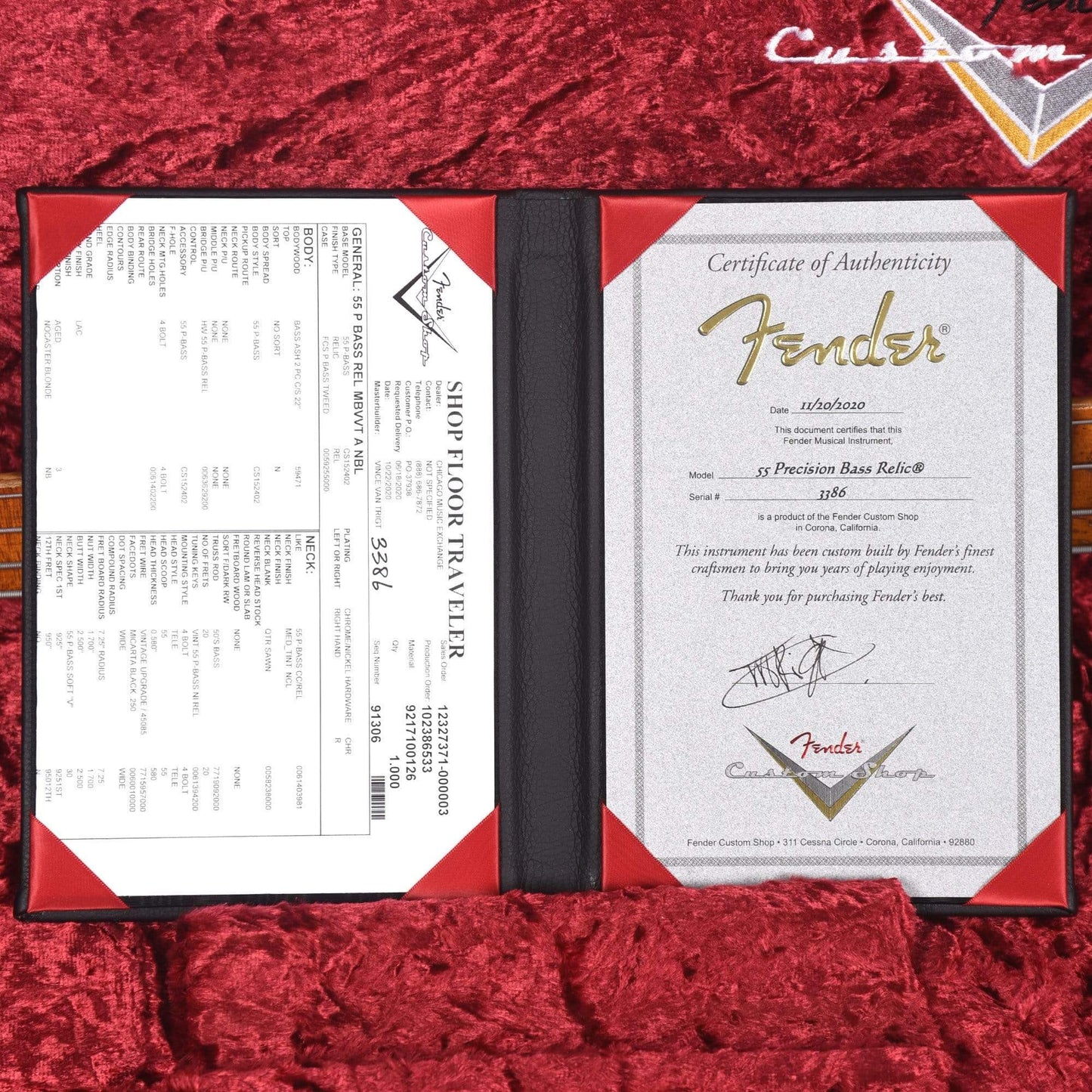 Fender Custom Shop 1955 Precision Bass "CME Spec" Relic Aged Nocaster Blonde Master Built by Vincent Van Trigt Bass Guitars / 4-String