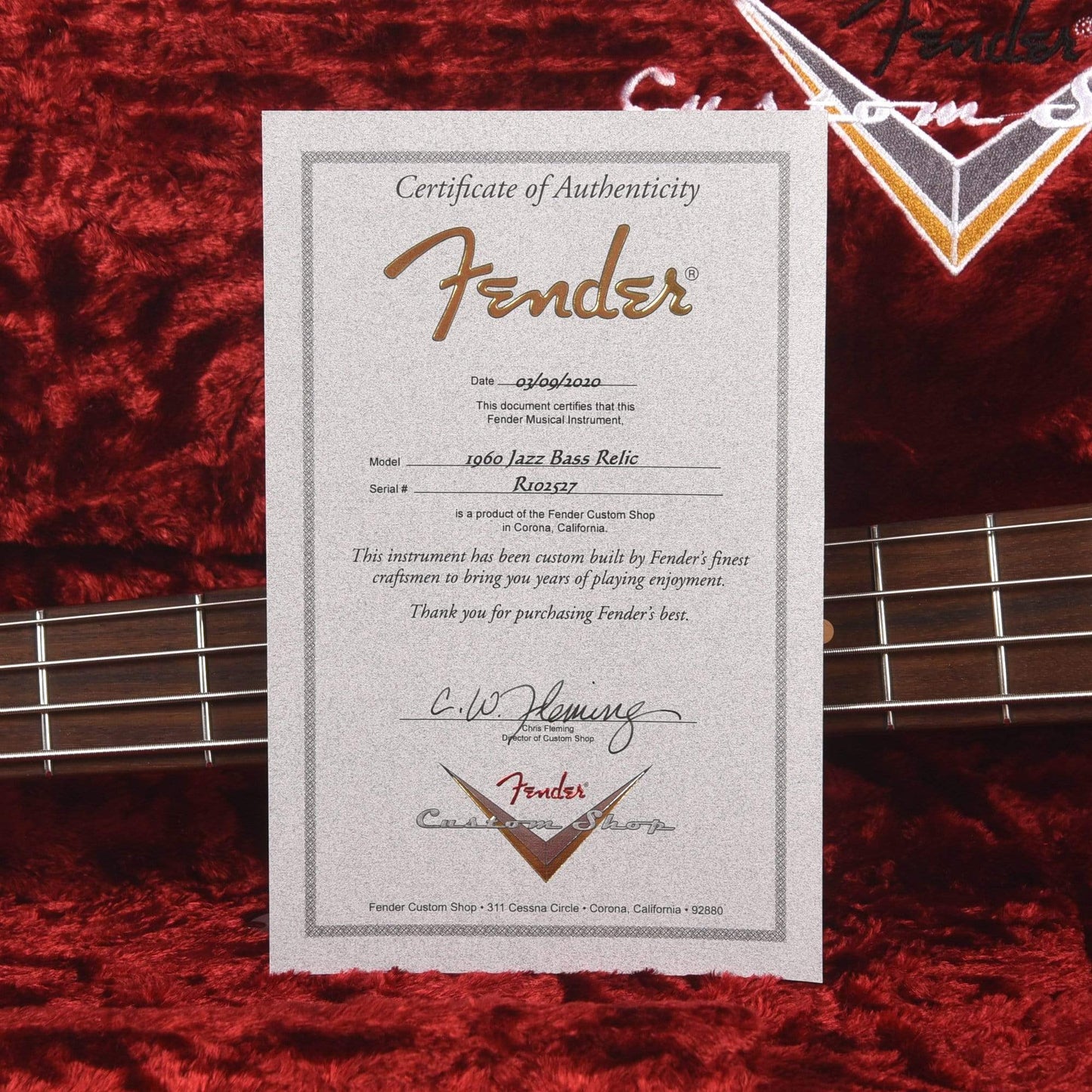 Fender Custom Shop 1960 Jazz Bass "CME Spec" Journeyman Relic Aged Lake Placid Blue w/Painted Headcap Bass Guitars / 4-String