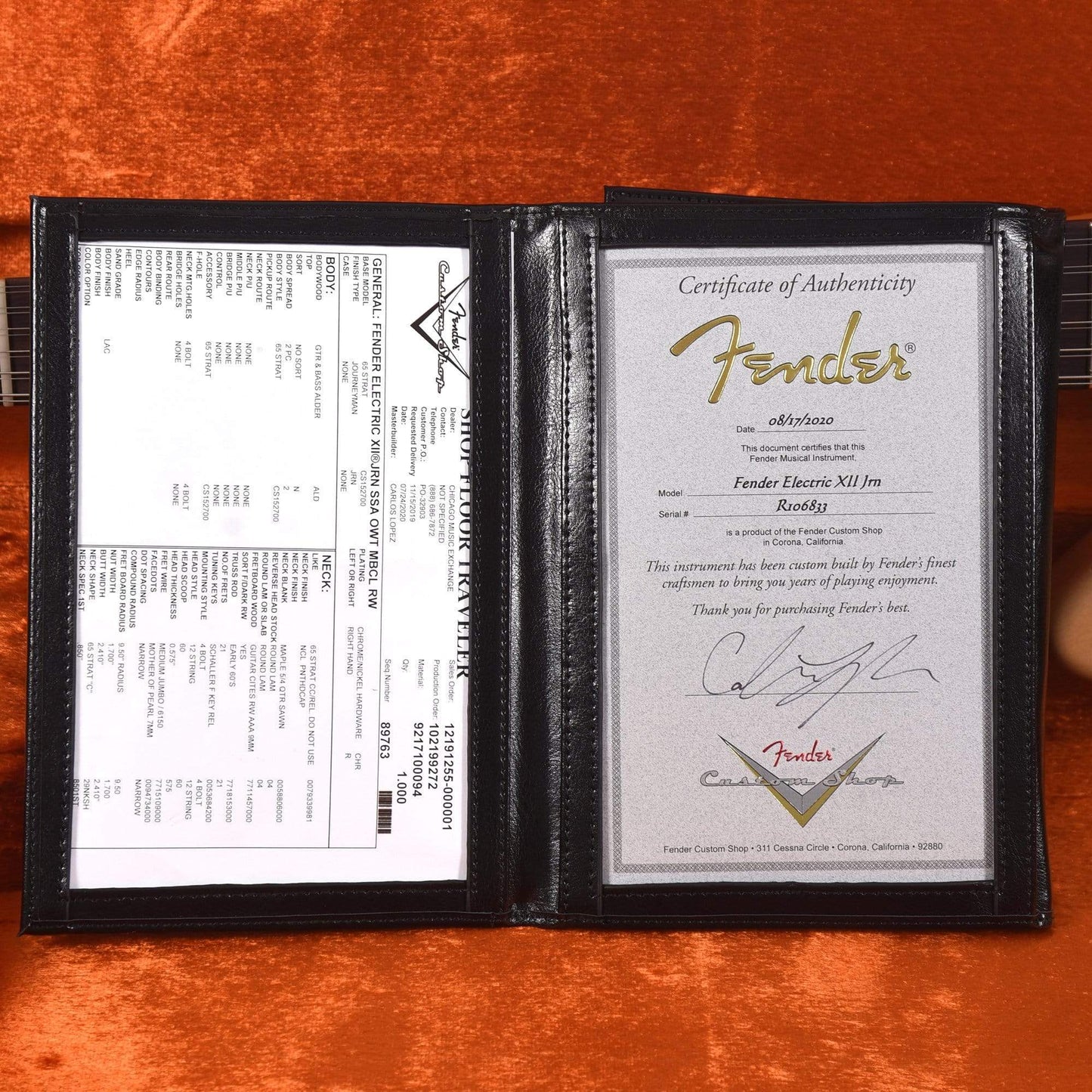 Fender Custom Shop Electric XII Journeyman Relic Super Super Aged Olympic White Master Built by Carlos Lopez Electric Guitars / 12-String