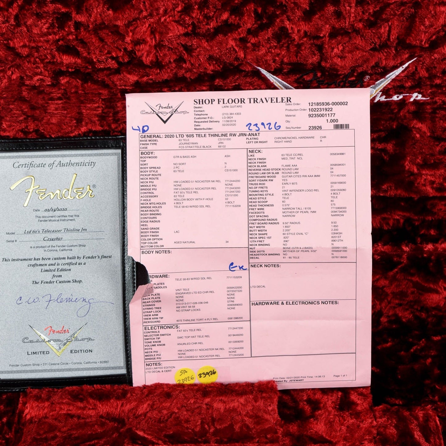 Fender Custom Shop LTD 60s Telecaster Thinline Journeyman Relic Natural 2020 Electric Guitars / Semi-Hollow