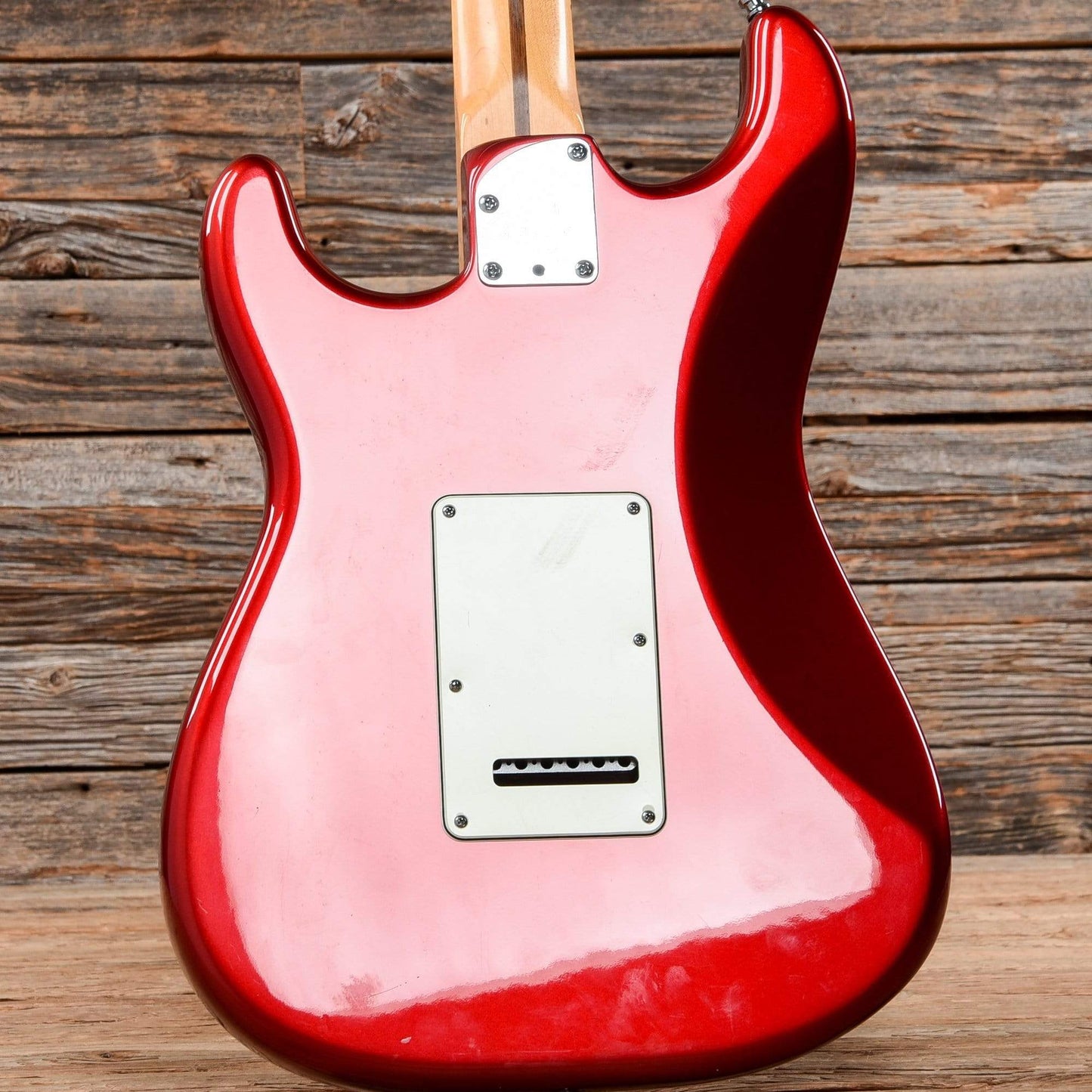 Fender American Deluxe Stratocaster V Neck Candy Apple Red 2010 Electric Guitars / Solid Body