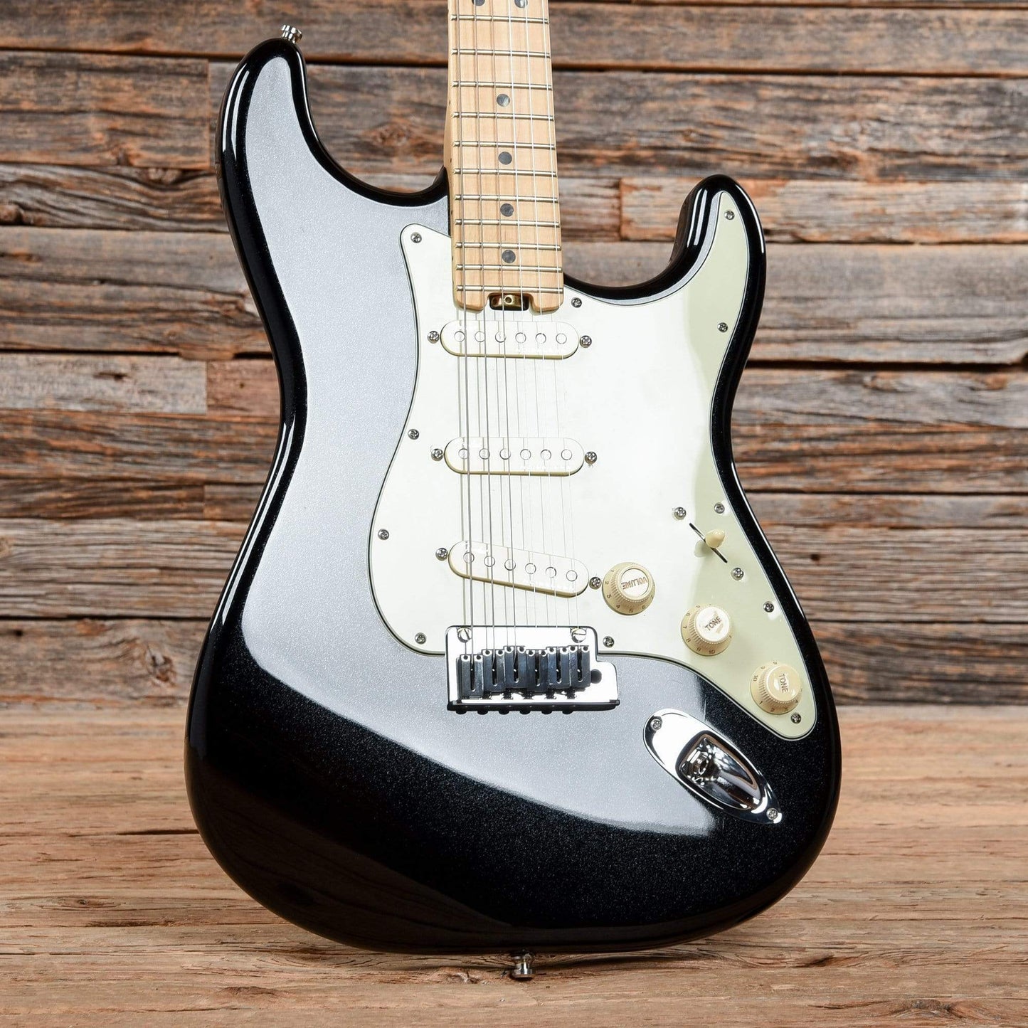 Fender American Elite Stratocaster Mystic Black 2016 Electric Guitars / Solid Body