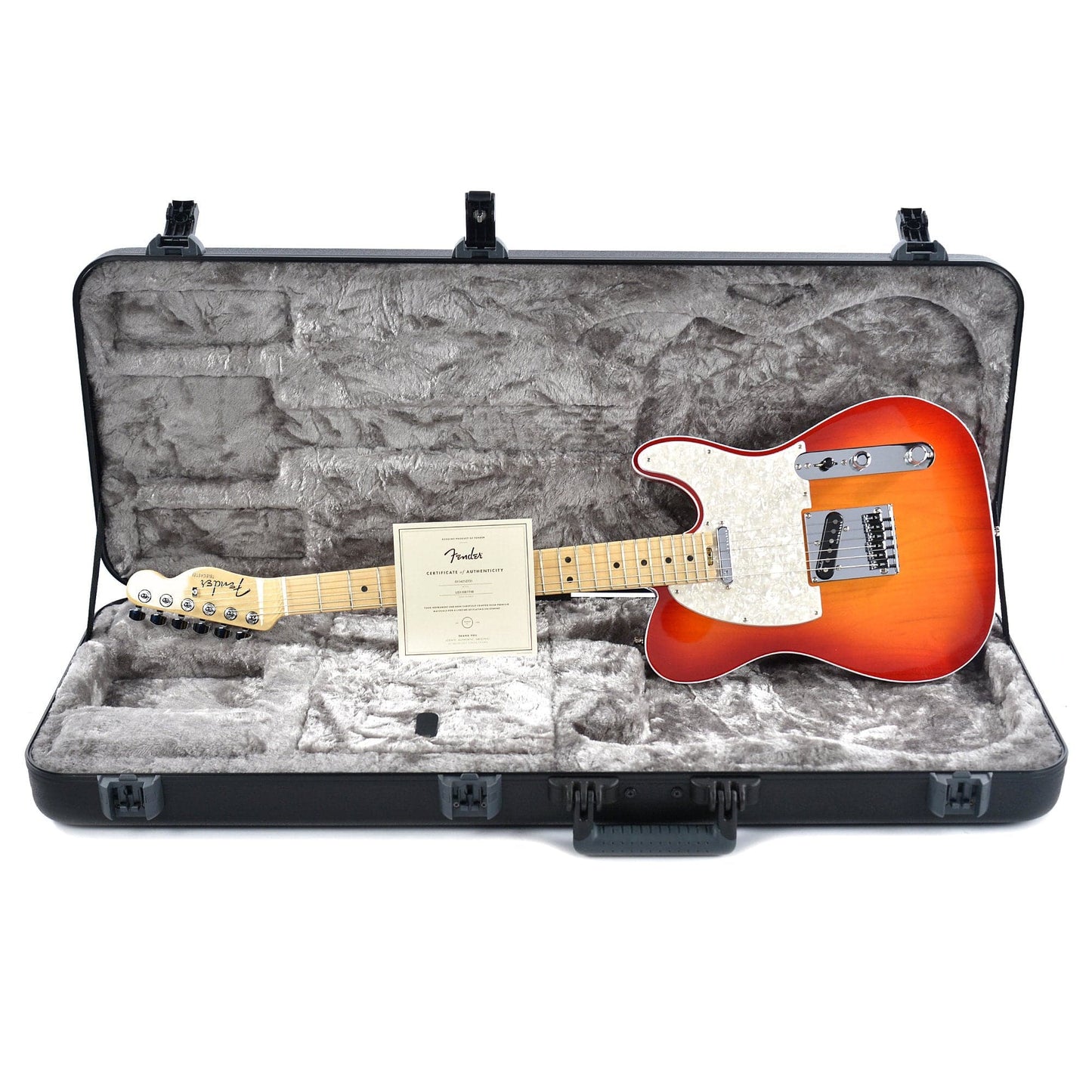 Fender American Elite Telecaster Aged Cherry Burst Electric Guitars / Solid Body