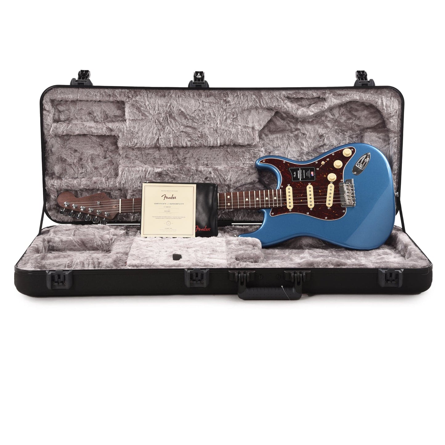 Fender American Professional II Stratocaster Rosewood Neck Lake Placid Blue w/Custom Shop Fat '50s Pickups Electric Guitars / Solid Body