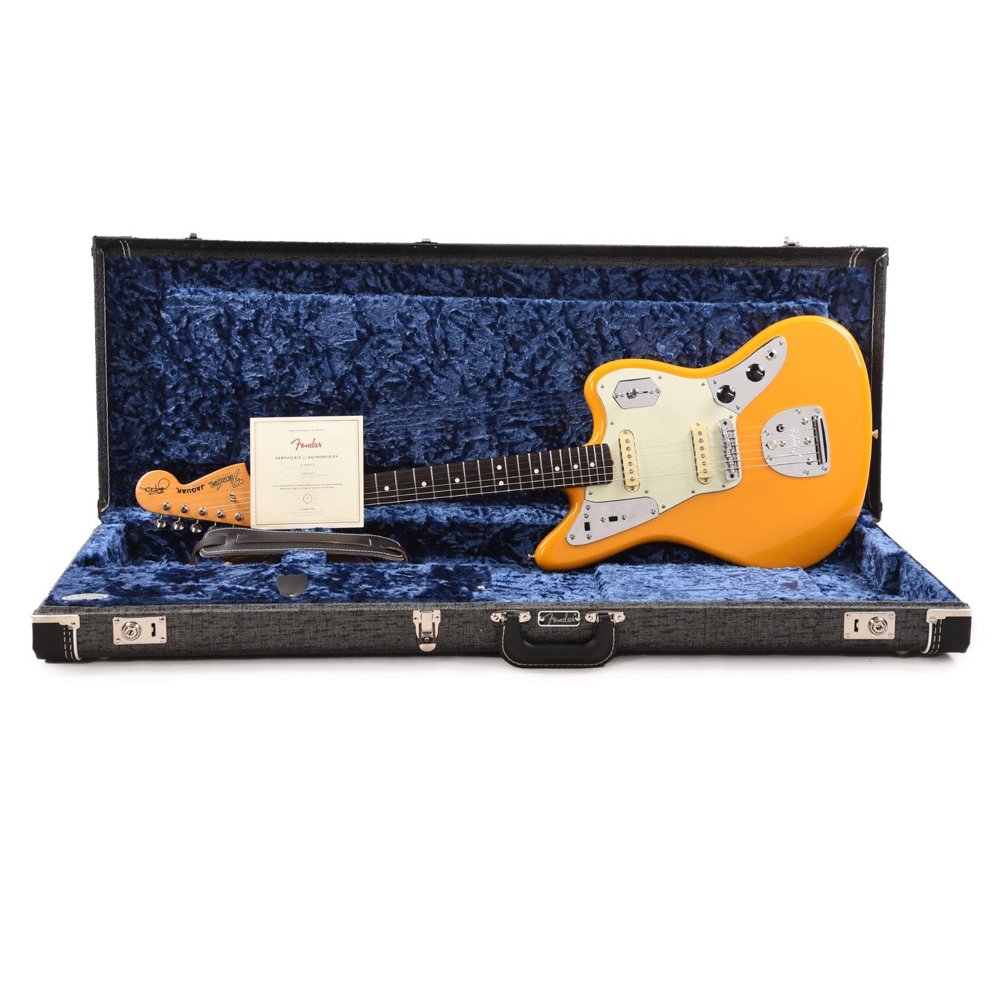 Fender Artist Johnny Marr Jaguar Fever Dream Yellow Electric Guitars / Solid Body