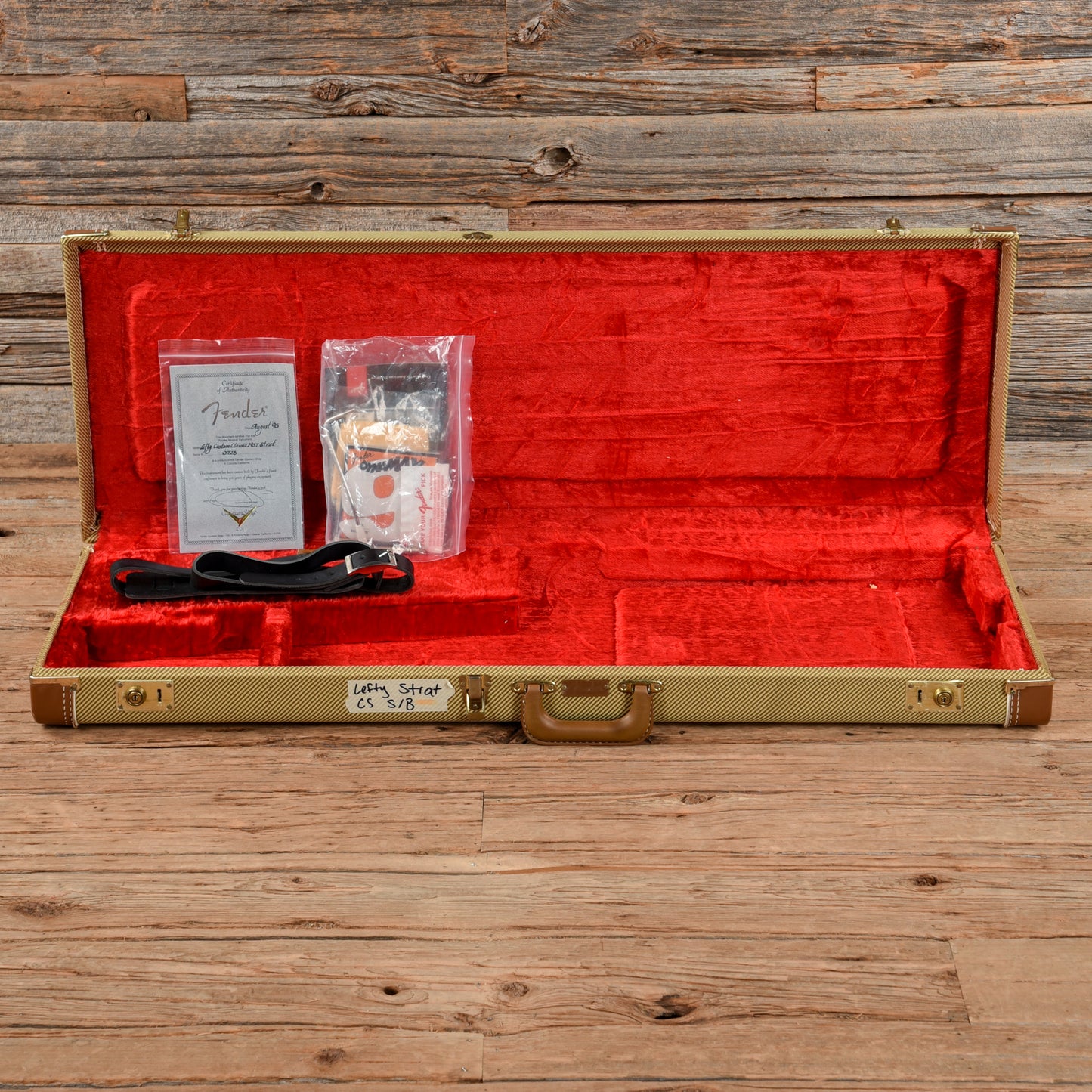 Fender Custom Classic 1957 Stratocaster Gene Baker 2-Tone Sunburst 1995 LEFTY Electric Guitars / Solid Body