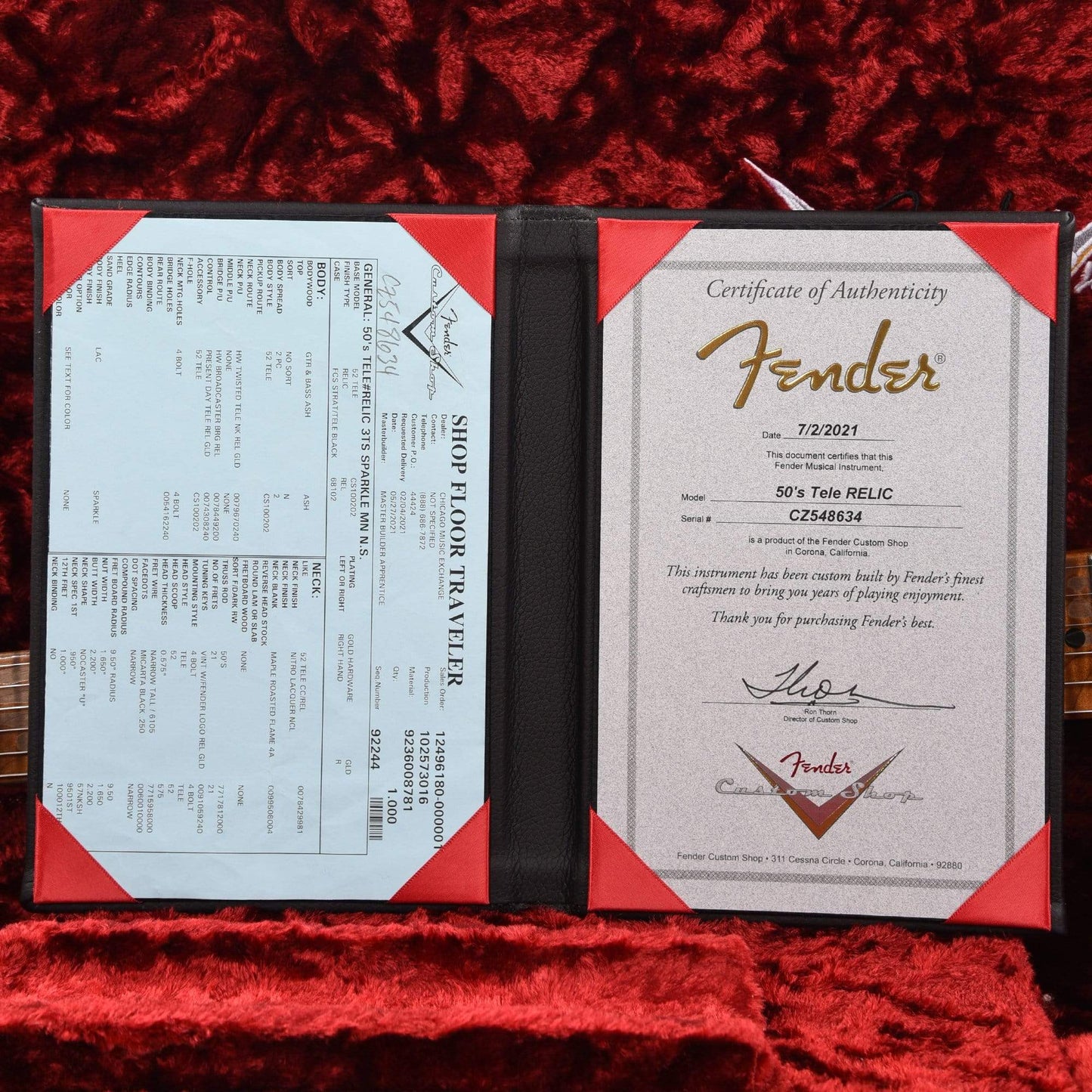 Fender Custom Shop 1950s Telecaster Relic 3-Color Sunburst Sparkle Apprentice Built by Nick Saccone Electric Guitars / Solid Body