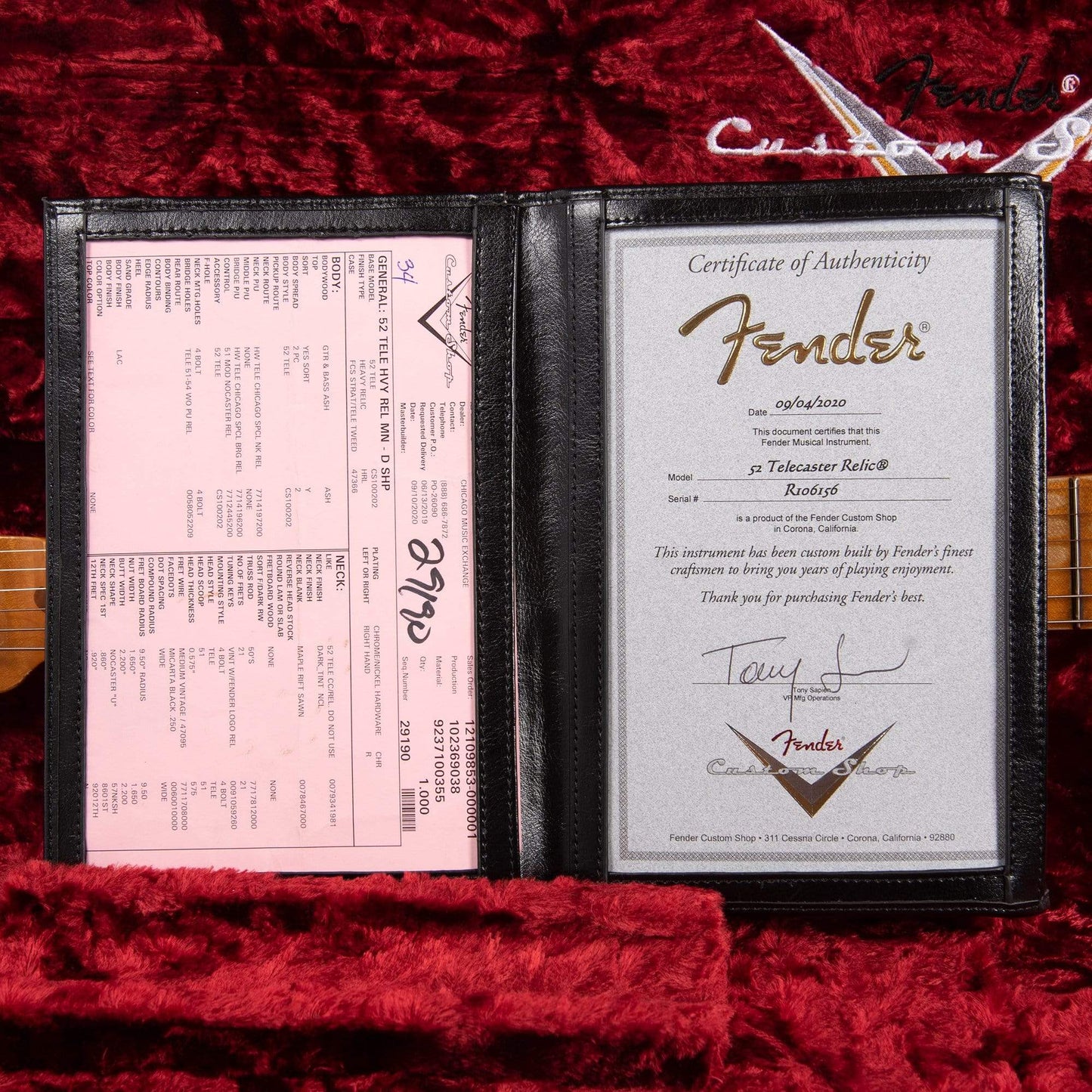 Fender Custom Shop 1952 Telecaster "Chicago Special" Heavy Relic Dirty Shell Pink Electric Guitars / Solid Body