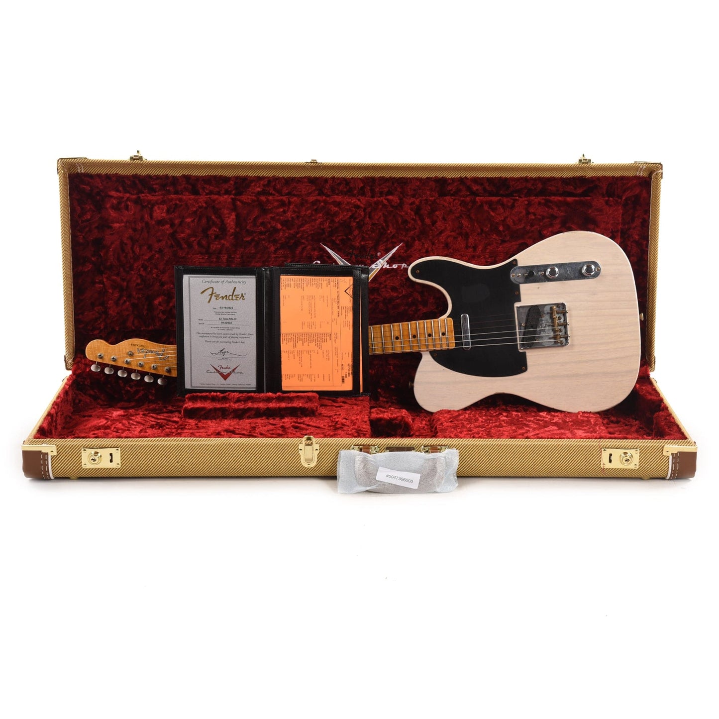 Fender Custom Shop 1952 Telecaster "Chicago Special" Relic Aged White Blonde w/3A Flame Maple Neck Electric Guitars / Solid Body