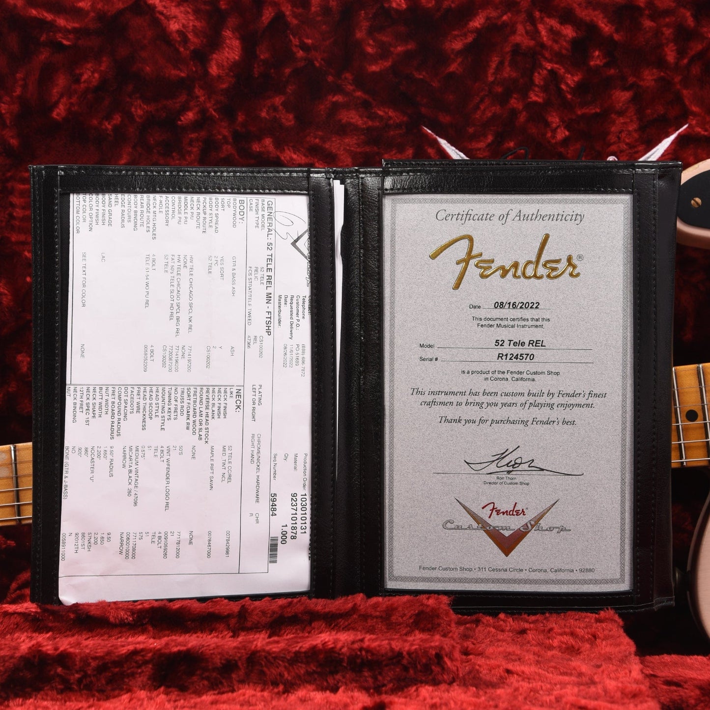Fender Custom Shop 1952 Telecaster "Chicago Special" Relic Faded Trans Shell Pink Electric Guitars / Solid Body