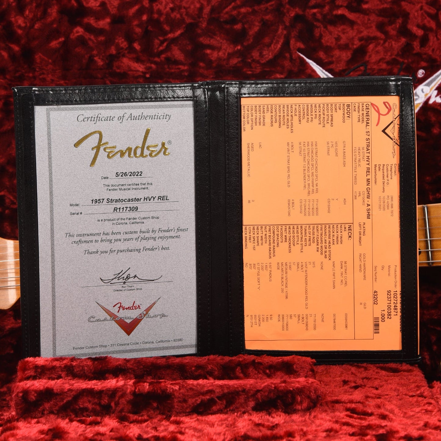 Fender Custom Shop 1957 Stratocaster "Chicago Special" Heavy Relic MN Aged Sherwood Green Metallic w/Gold Hardware Electric Guitars / Solid Body