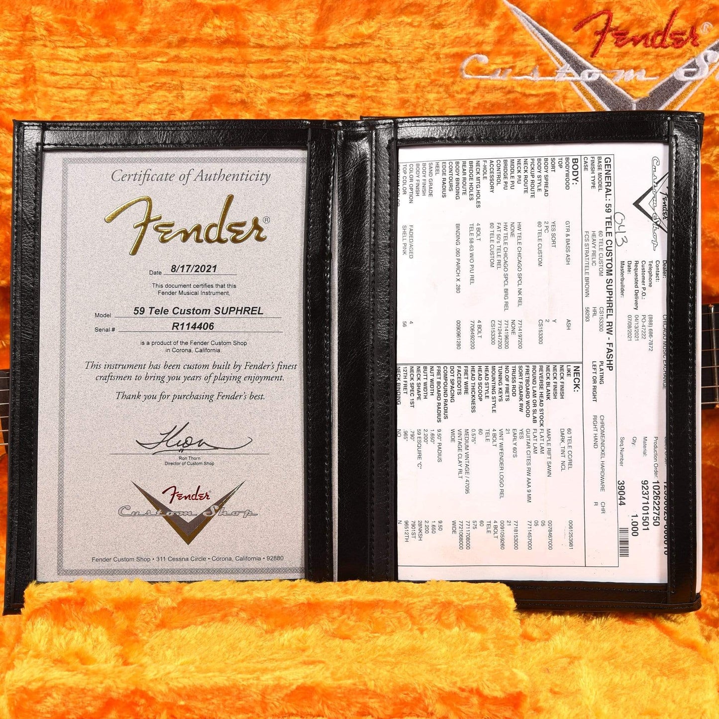 Fender Custom Shop 1959 Custom Telecaster "Chicago Special" Ash Super Heavy Relic Faded/Aged Shell Pink Electric Guitars / Solid Body