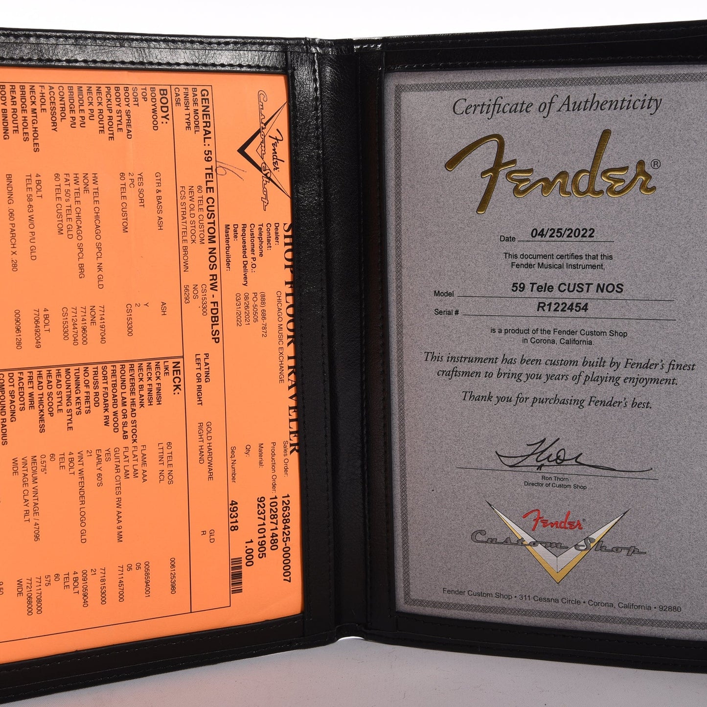 Fender Custom Shop 1959 Custom Telecaster "Chicago Special" NOS Faded Daphne Blue Sparkle w/3A Flame Maple Neck & Gold Hardware Electric Guitars / Solid Body