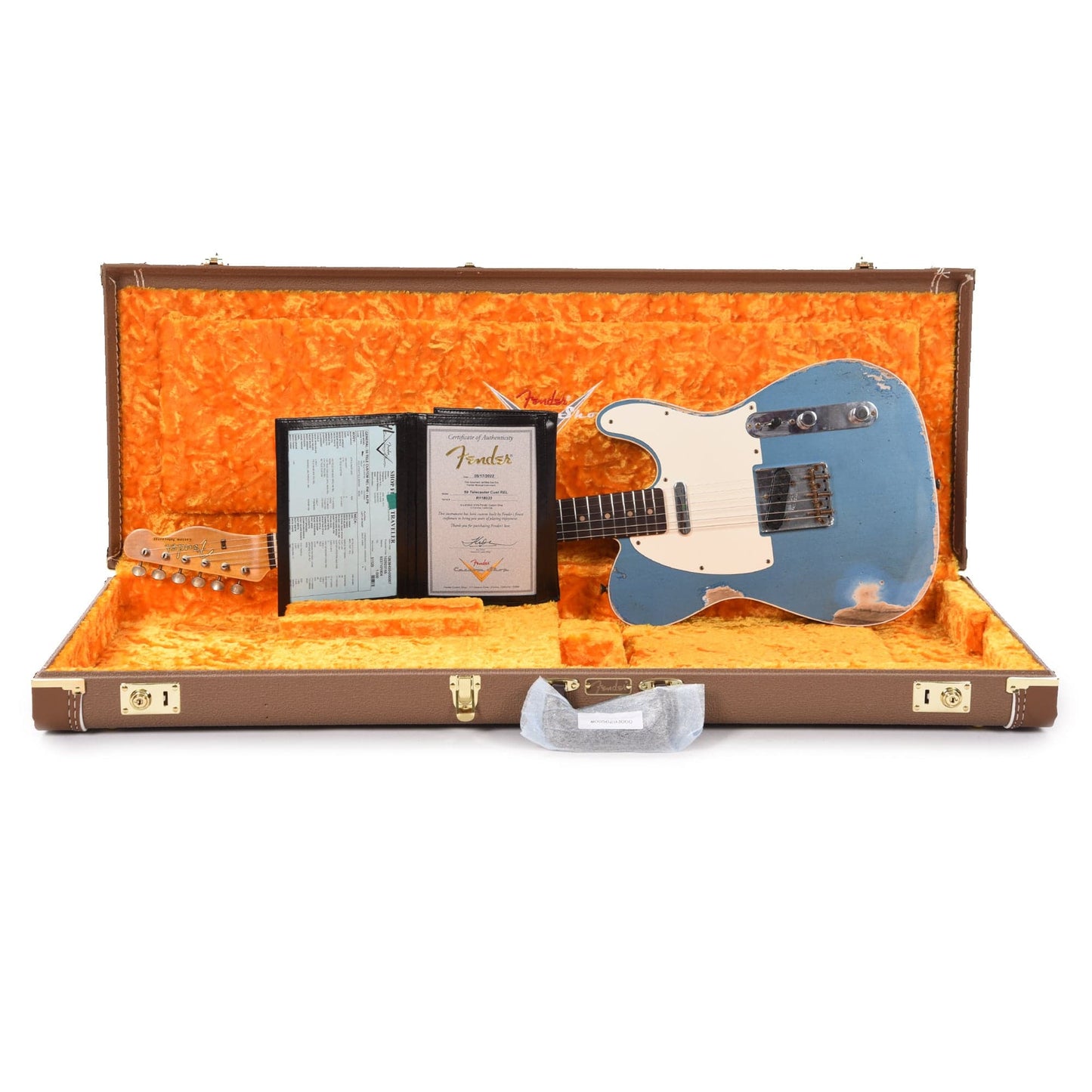 Fender Custom Shop 1959 Custom Telecaster "Chicago Special" Relic Aged Lake Placid Blue Electric Guitars / Solid Body