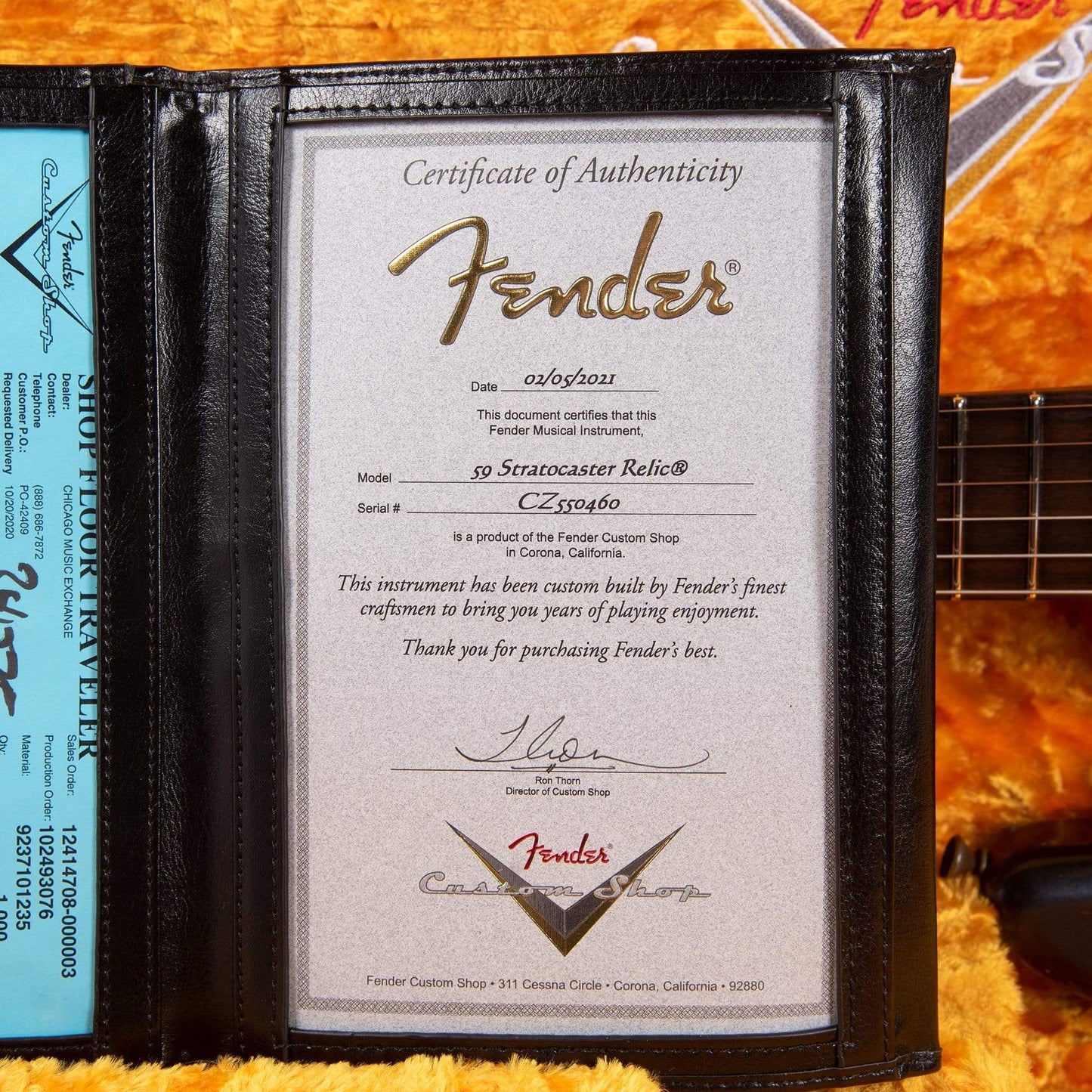 Fender Custom Shop 1959 Stratocaster "Chicago Special" Deluxe Closet Classic Aged Dark Lake Placid Blue Sparkle w/Rosewood Neck Electric Guitars / Solid Body