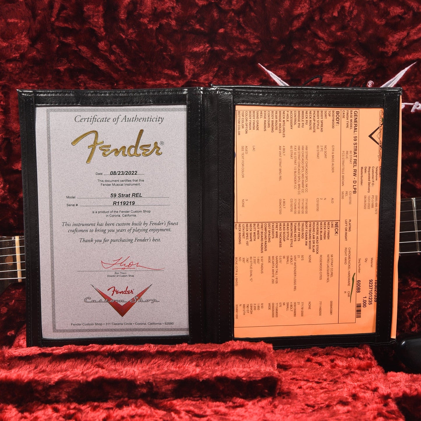 Fender Custom Shop 1959 Stratocaster "Chicago Special" Deluxe Closet Classic Aged Dark Lake Placid Blue Sparkle w/Rosewood Neck Electric Guitars / Solid Body