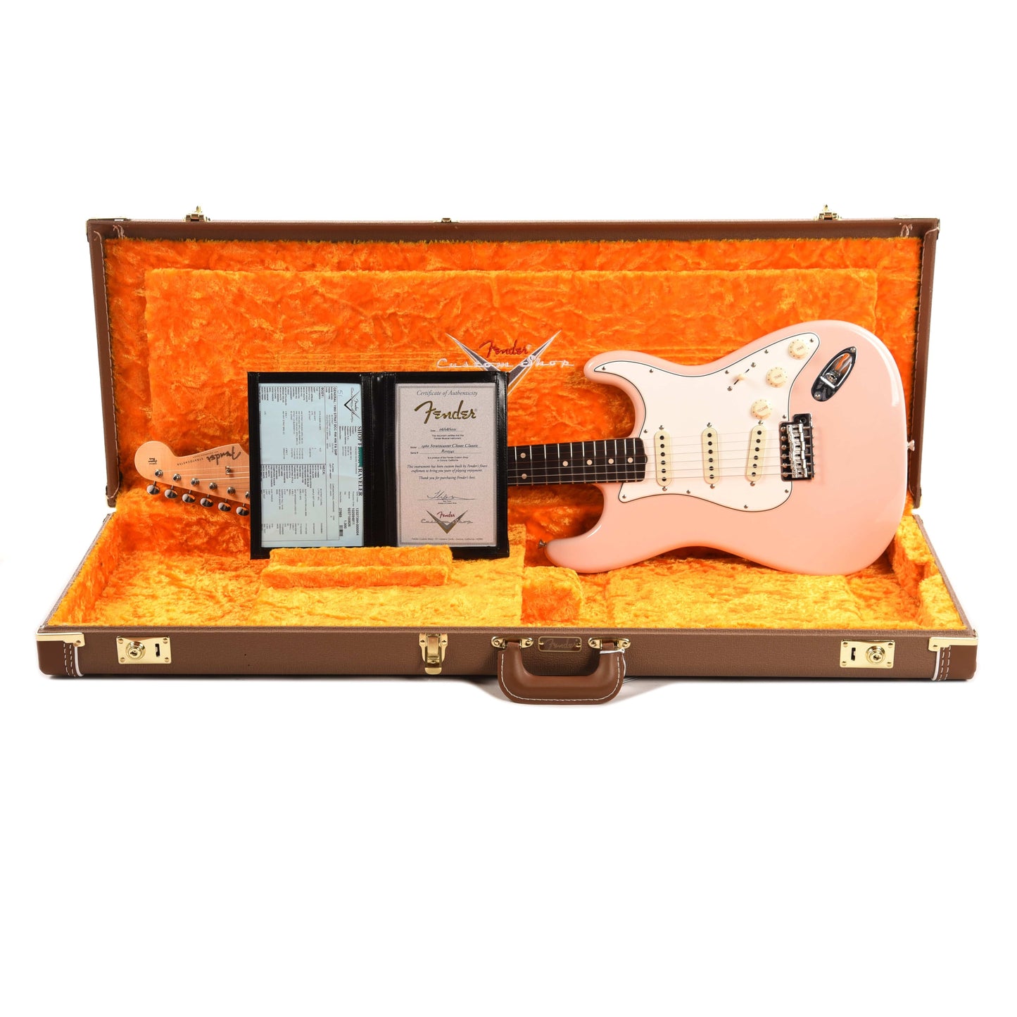 Fender Custom Shop 1960 Stratocaster "Chicago Special" Deluxe Closet Classic Faded Aged Shell Pink Electric Guitars / Solid Body