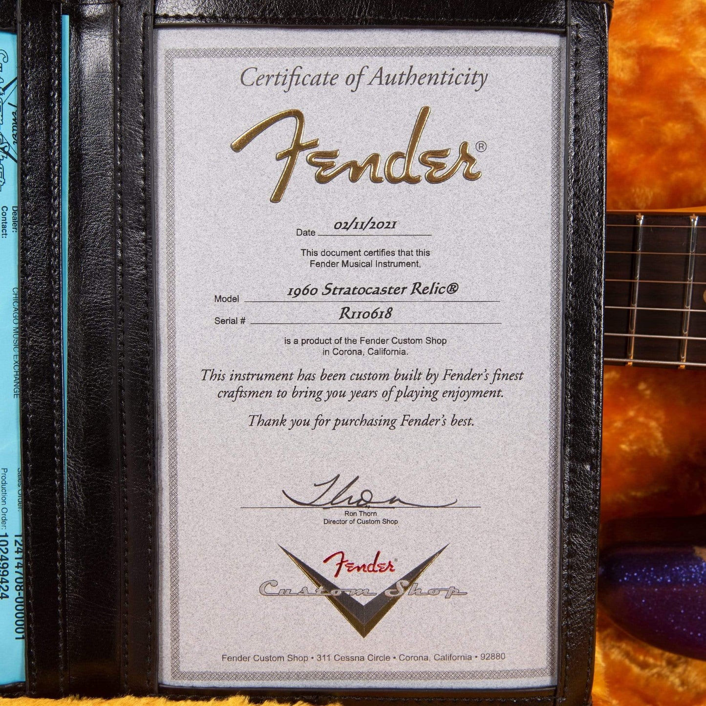 Fender Custom Shop 1960 Stratocaster "Chicago Special" Heavy Relic Purple Sparkle Electric Guitars / Solid Body