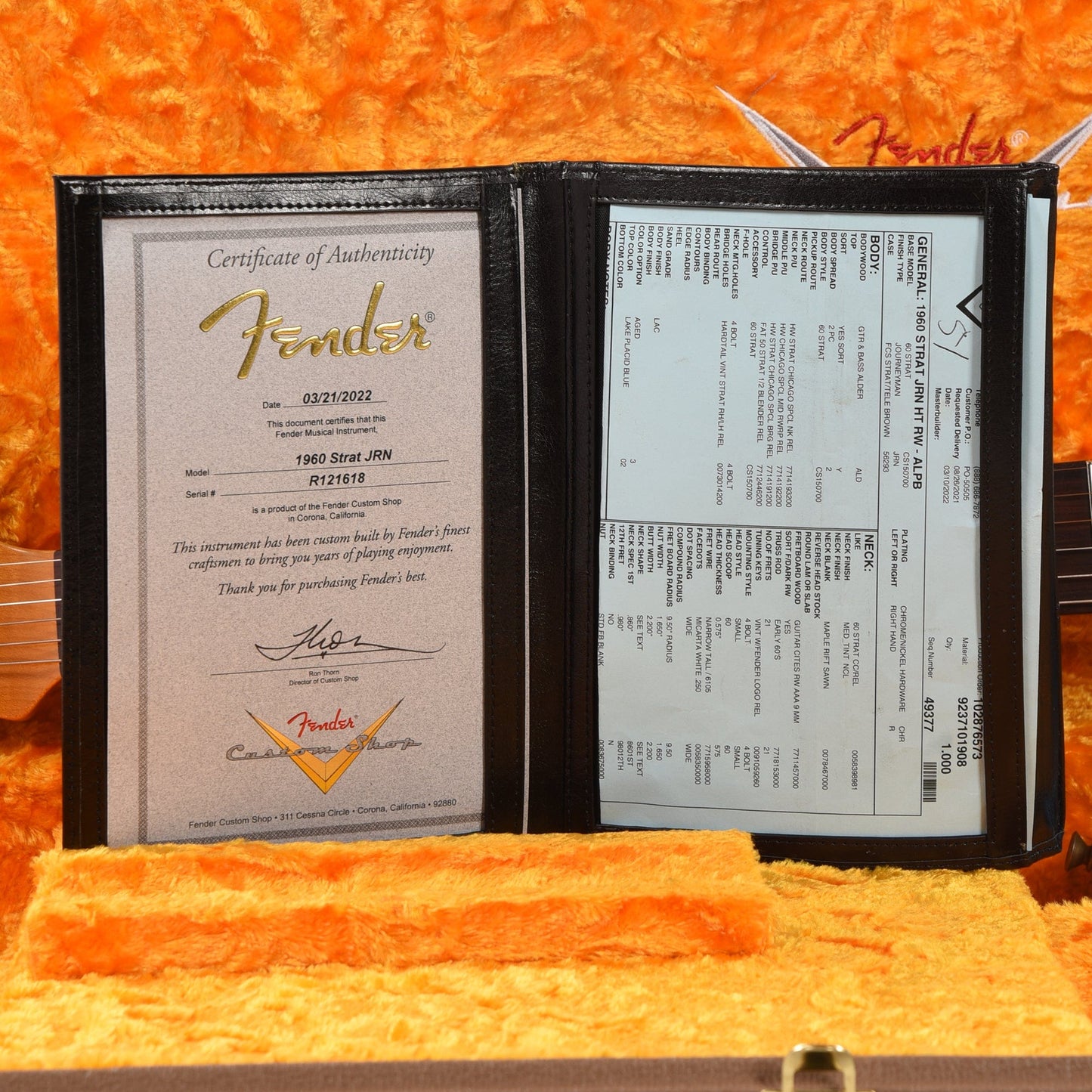 Fender Custom Shop 1960 Stratocaster Hardtail "Chicago Special" Journeyman Aged Lake Placid Blue Electric Guitars / Solid Body