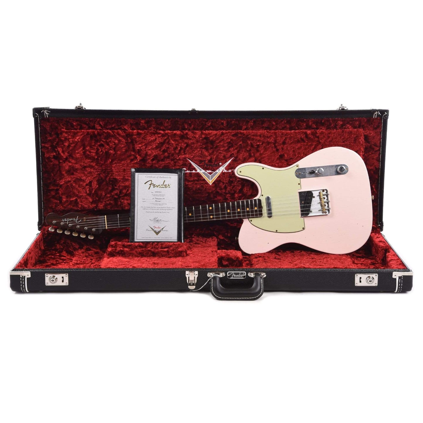 Fender Custom Shop 1961 Telecaster "Chicago Special" Journeyman Relic Faded Shell Pink w/Rosewood Neck Electric Guitars / Solid Body