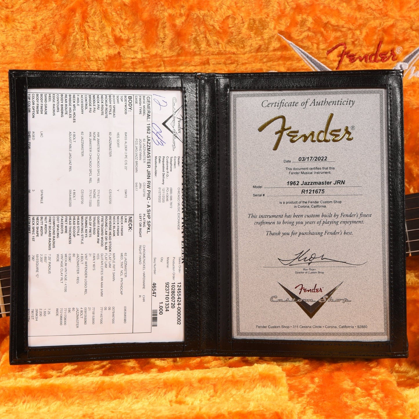 Fender Custom Shop 1962 Jazzmaster "Chicago Special" Journeyman Aged Shell Pink Sparkle w/Tortoise Pickguard & Painted Headcap Electric Guitars / Solid Body