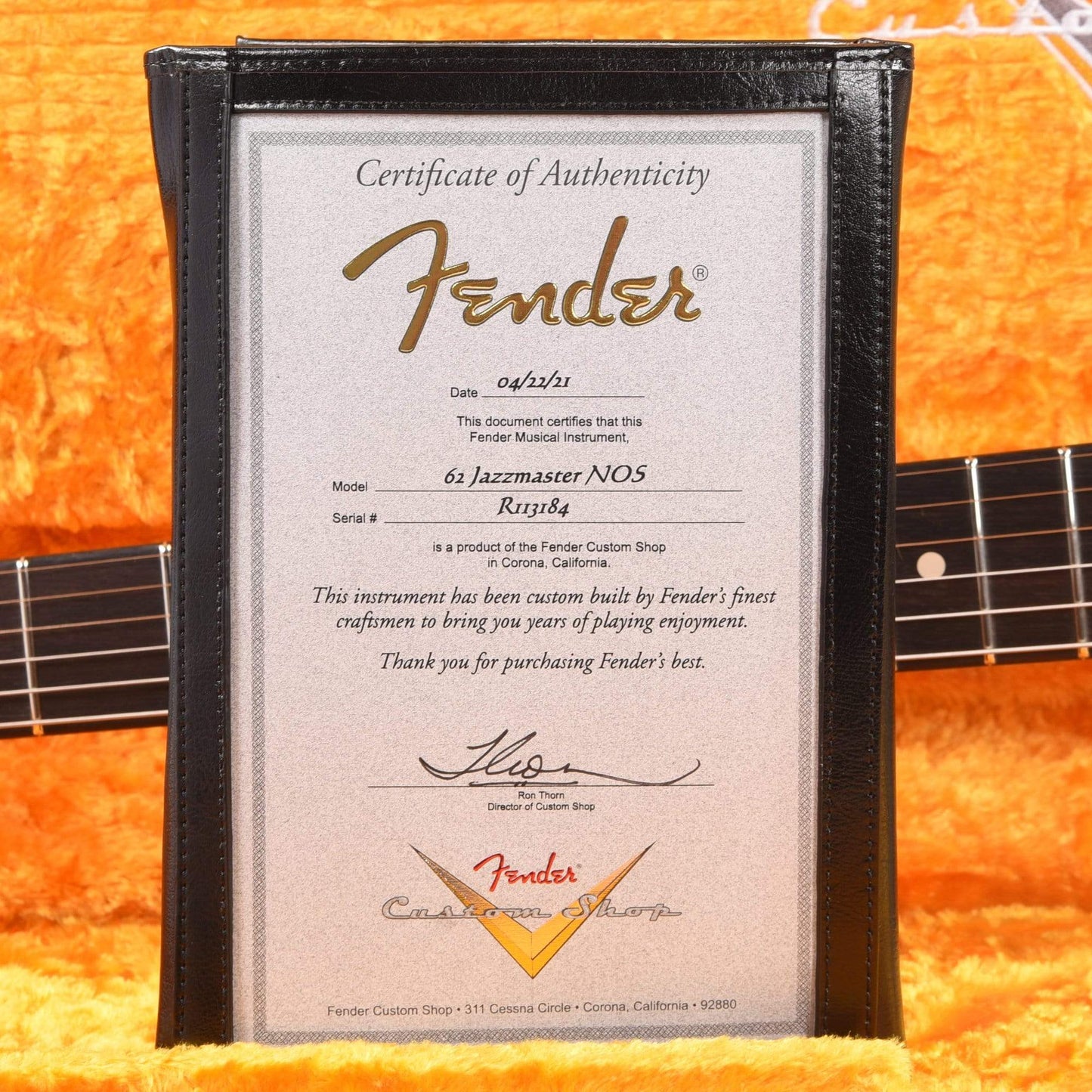 Fender Custom Shop 1962 Jazzmaster "Chicago Special" NOS Daphne Blue w/Painted Headcap & Flame Maple Neck Electric Guitars / Solid Body