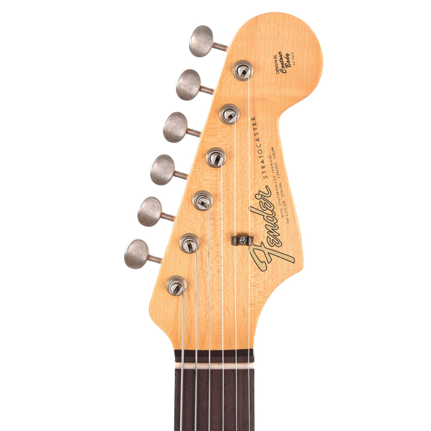 Fender Custom Shop 1964 Stratocaster Journeyman Relic Aged Olympic White Electric Guitars / Solid Body