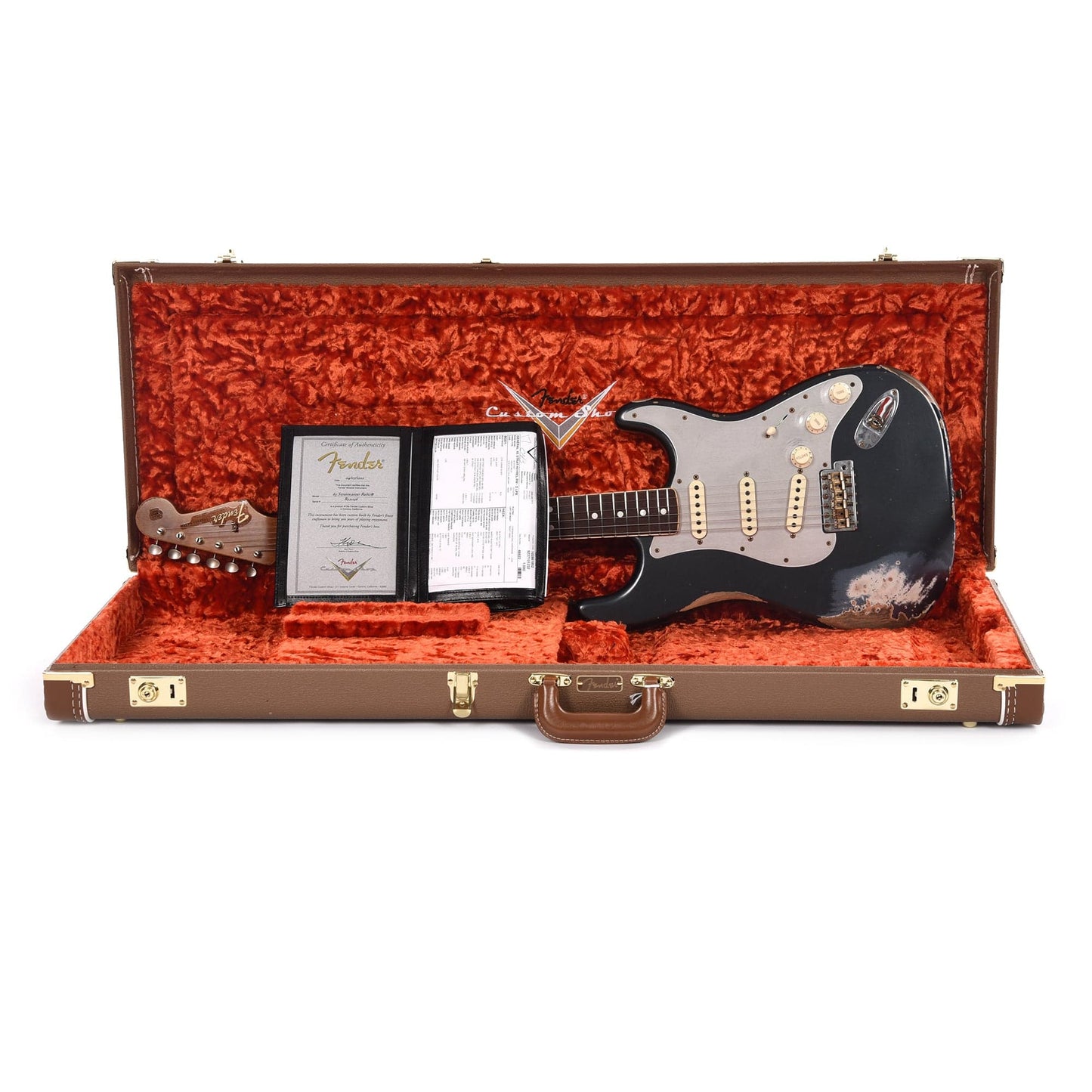 Fender Custom Shop 1965 Stratocaster "Chicago Special" Heavy Relic Super Aged Dark Lake Placid Blue w/Roasted Bound Neck Electric Guitars / Solid Body