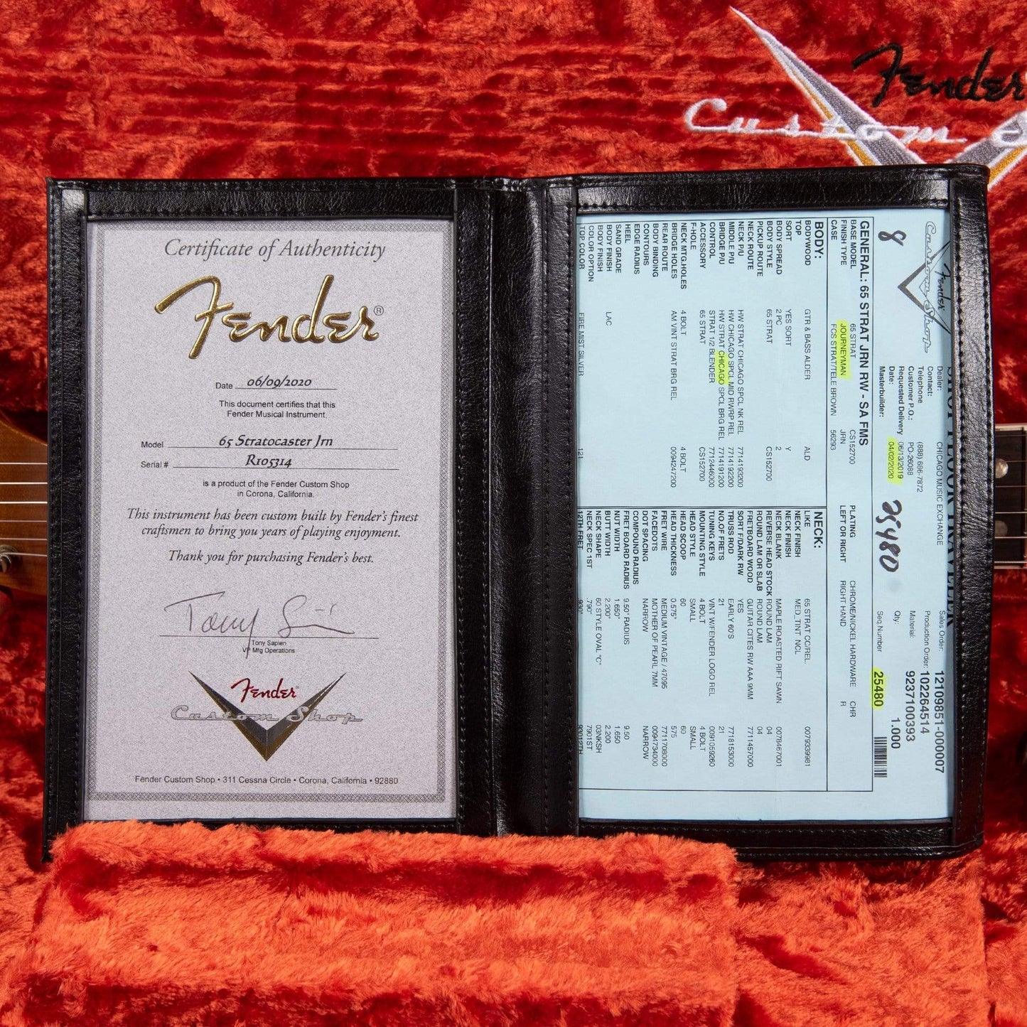 Fender Custom Shop 1965 Stratocaster "Chicago Special" Journeyman Relic Super Aged Firemist Silver w/Roasted Bound Neck Electric Guitars / Solid Body