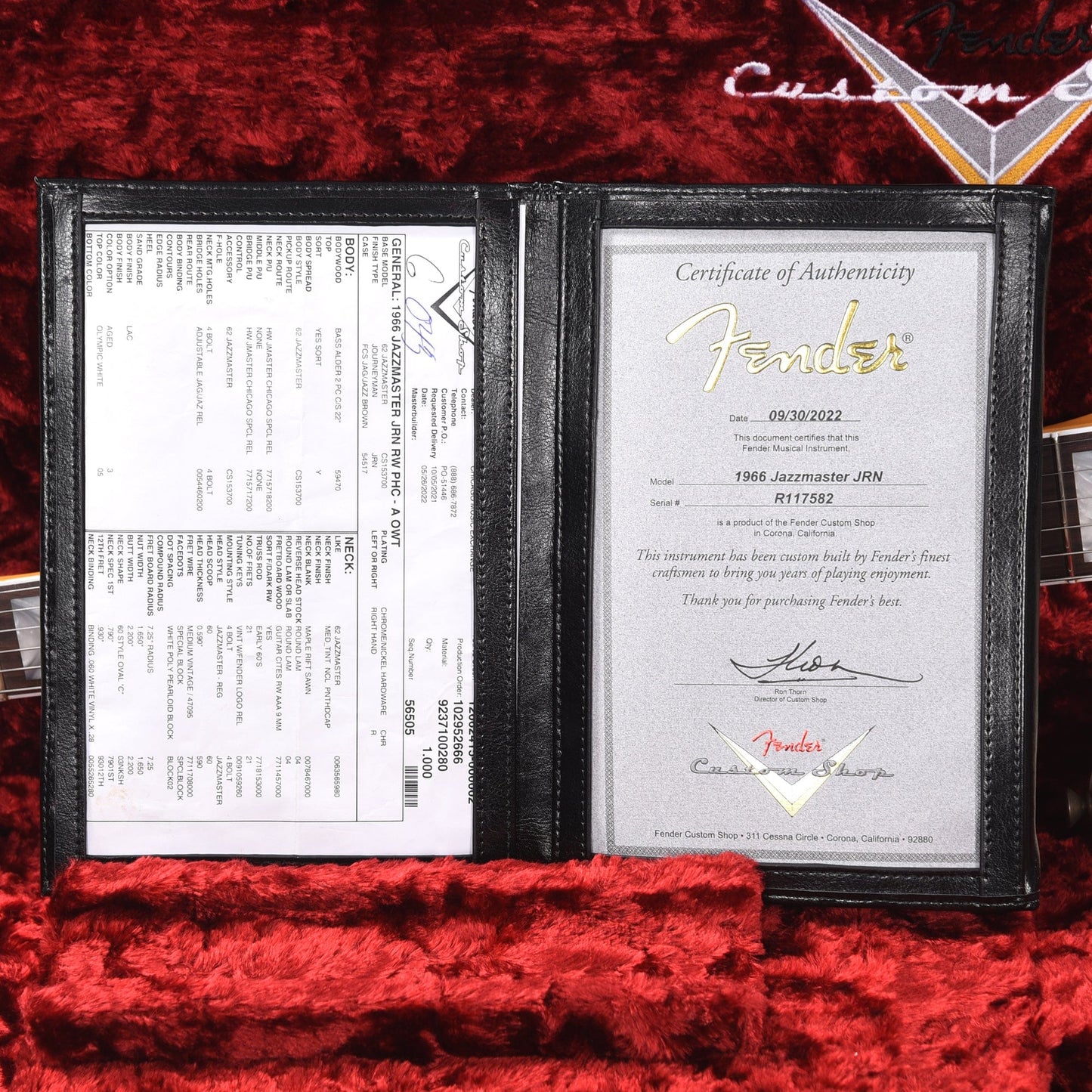 Fender Custom Shop 1966 Jazzmaster "Chicago Special" Journeyman Aged Olympic White w/Painted Headcap Electric Guitars / Solid Body