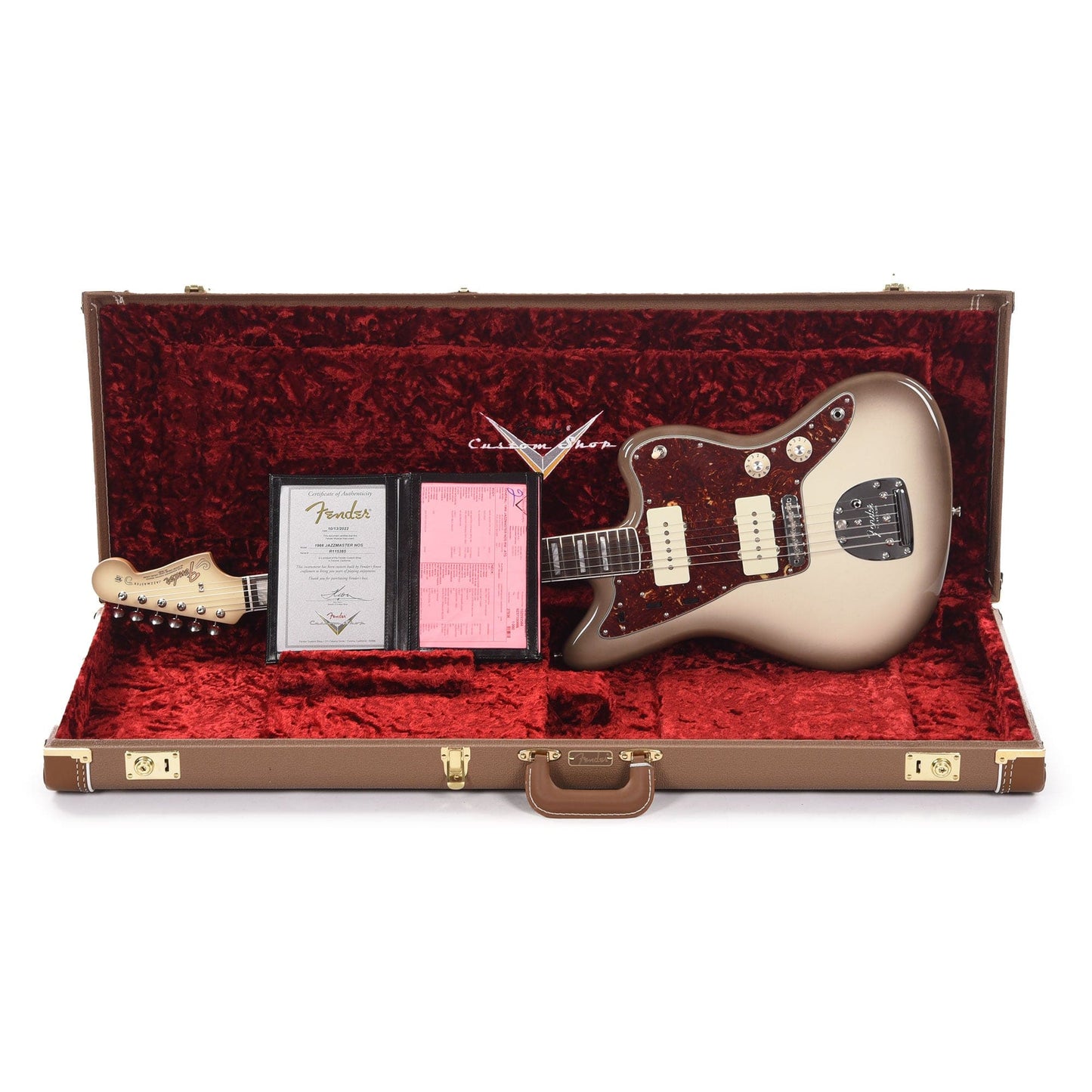 Fender Custom Shop 1966 Jazzmaster "Chicago Special" NOS Antigua Burst Electric Guitars / Solid Body