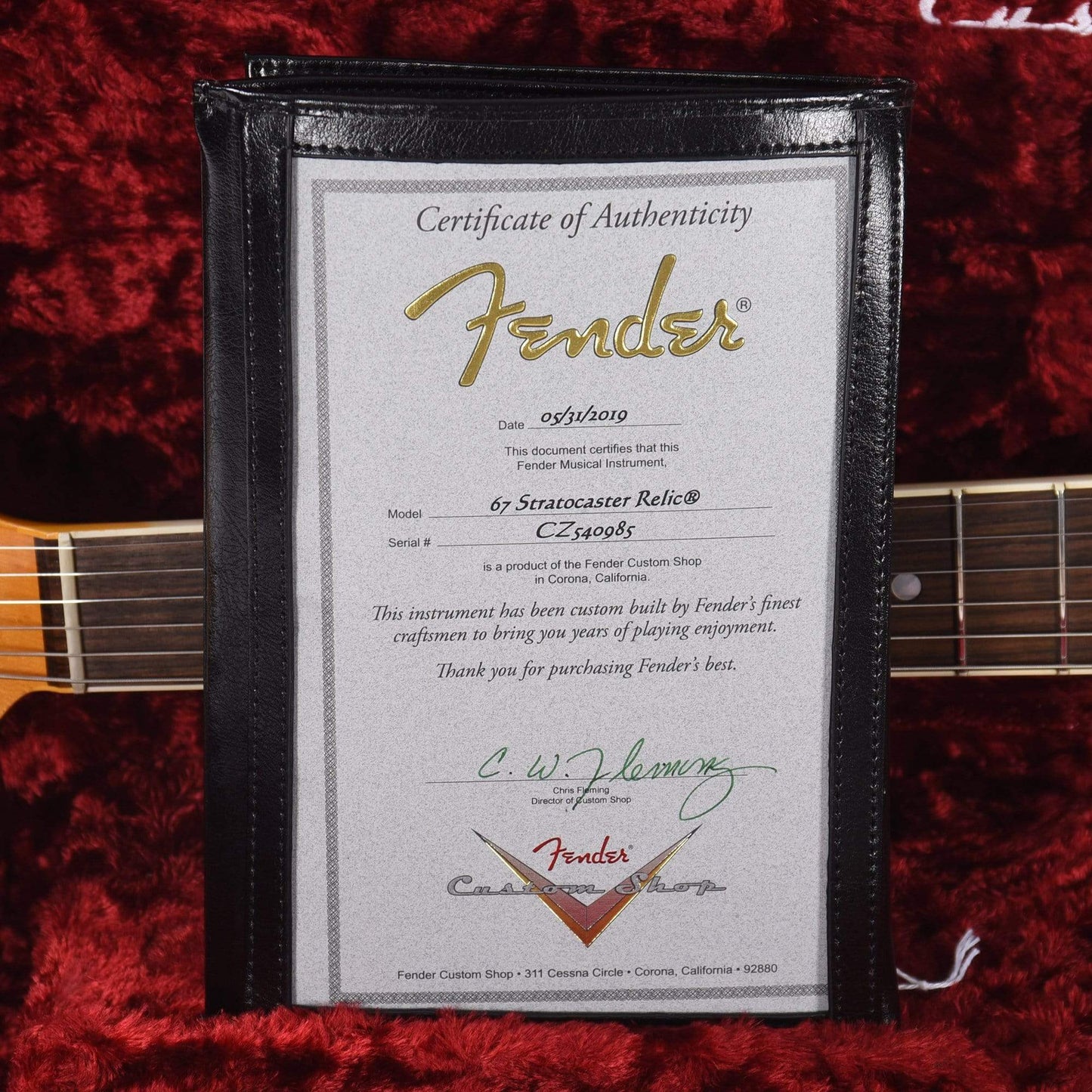 Fender Custom Shop 2019 Time Machine 1967 Stratocaster Relic Aged Ice Blue Metallic Electric Guitars / Solid Body