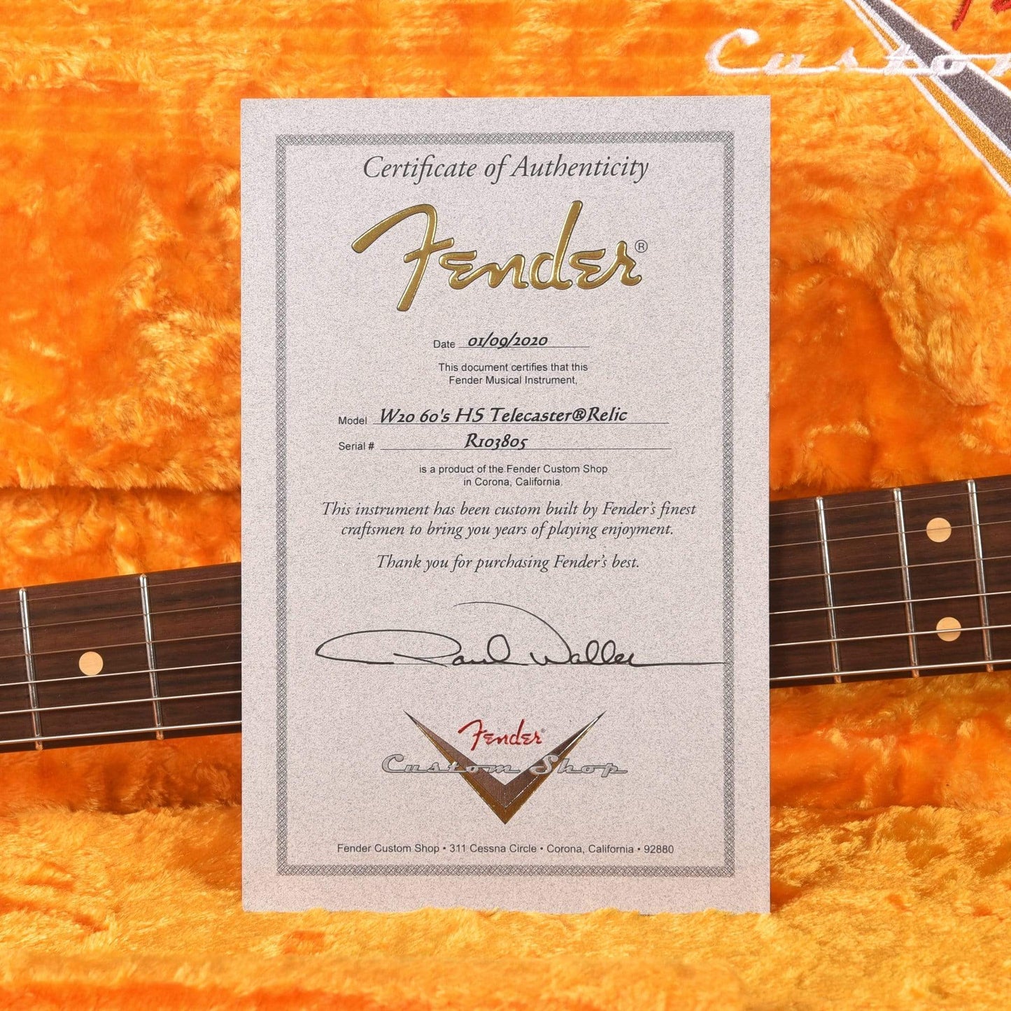Fender Custom Shop '60s HS Telecaster Relic Salem 3-Tone Sunburst Master Built By Paul Waller Electric Guitars / Solid Body