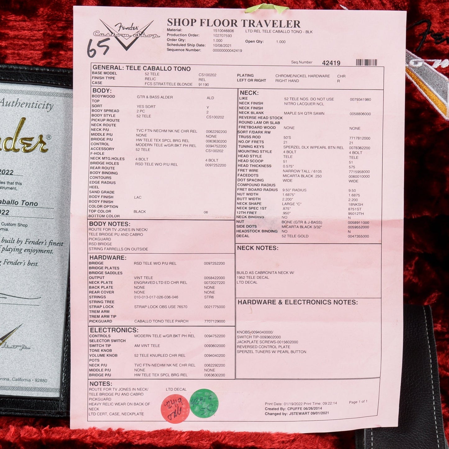 Fender Custom Shop Caballo Tono Telecaster Black 2022 Electric Guitars / Solid Body